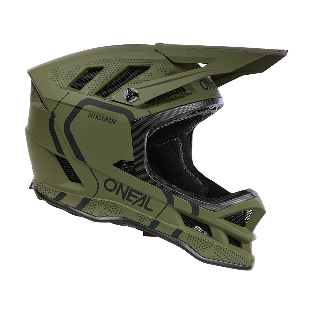 O'NEAL BLADE POLYACRYLITE STRIKE MTB-hjelm Grøn/Sort