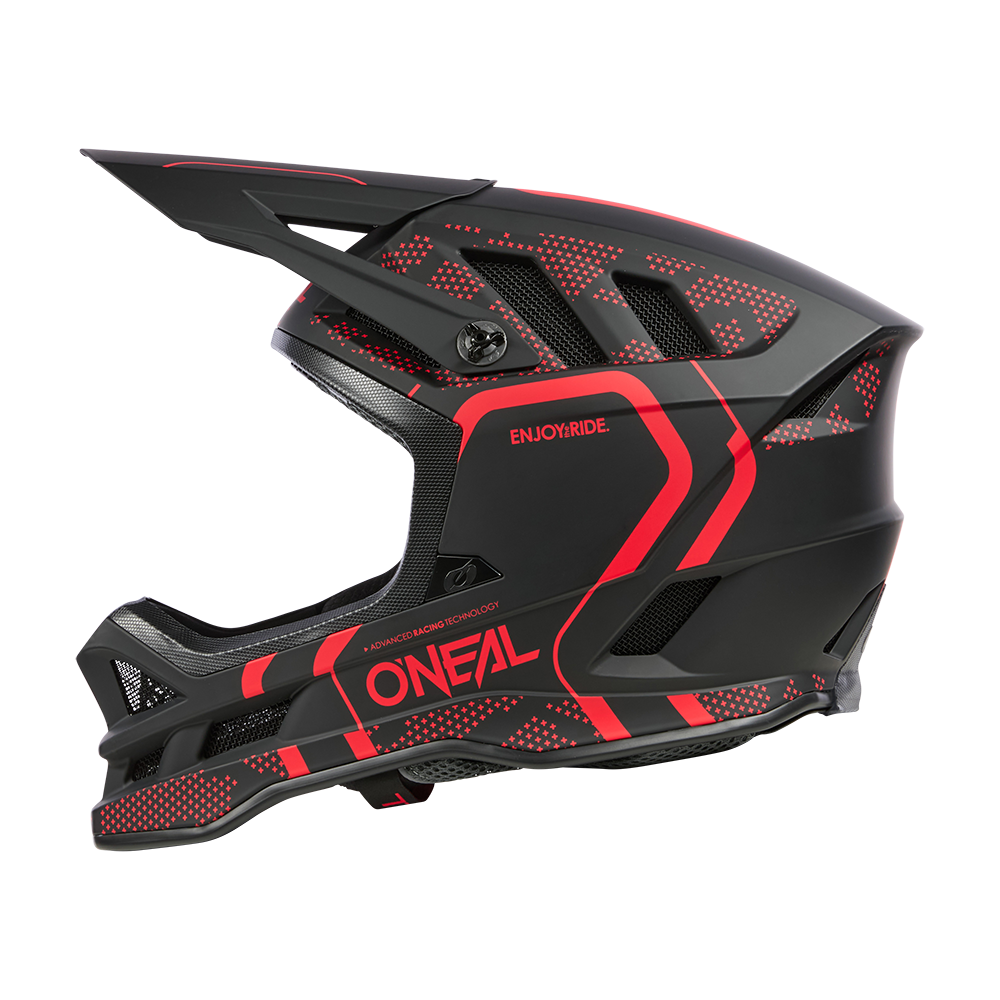 O'NEAL BLADE POLYACRYLITE STRIKE MTB-hjelm Sort/Rød