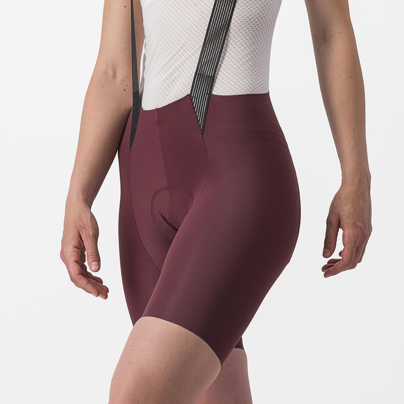 CASTELLI FREE AERO RC W Bib Tight til kvinder Bordeaux