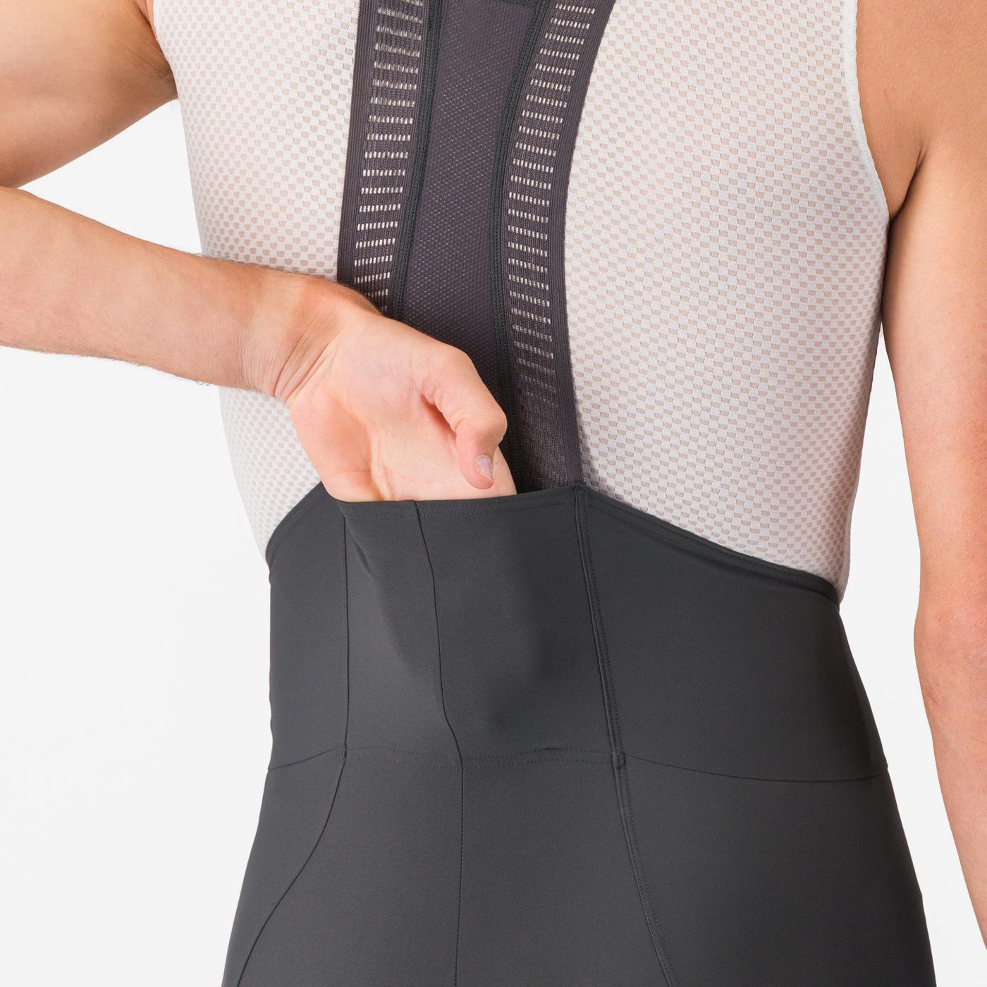 CASTELLI ESPRESSO 2 Bib Short mørkegrå