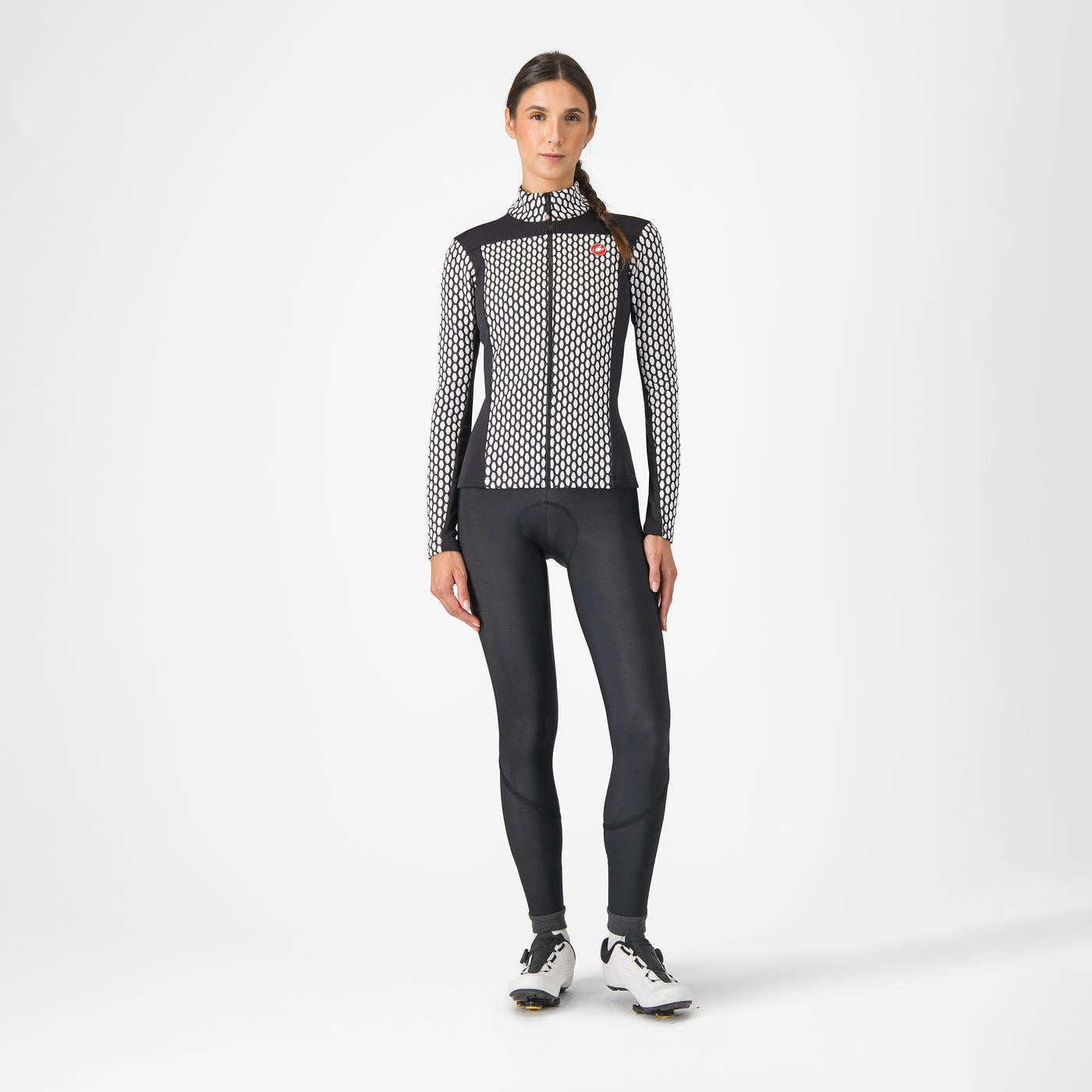CASTELLI SFIDA 2 Women's Long Sleeve Jersey Black/White