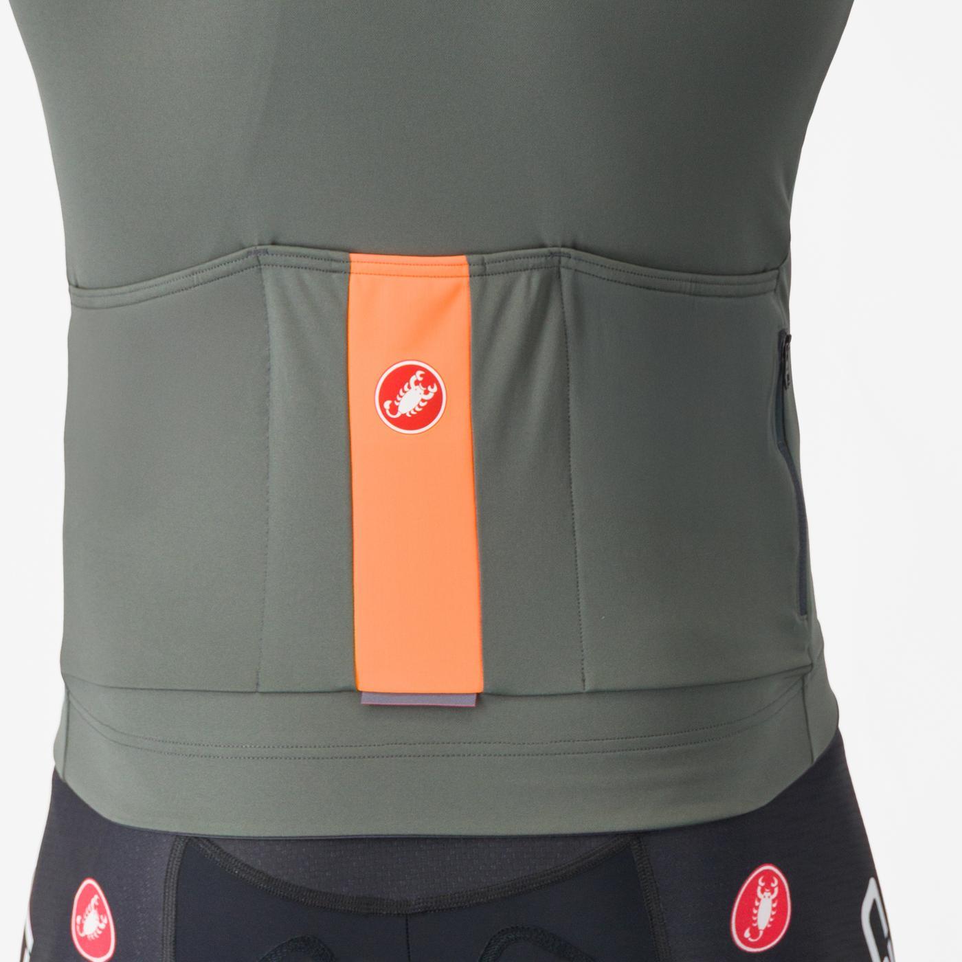 CASTELLI PROLOGO LITE Kortærmet Jersey Grå/Orange