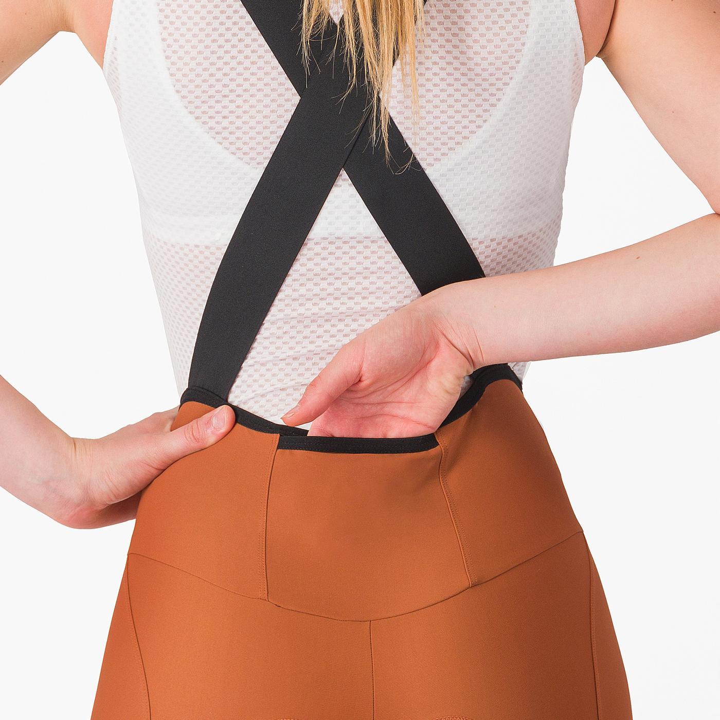 CASTELLI ESPRESSO W DT Bib Tight til kvinder, brun