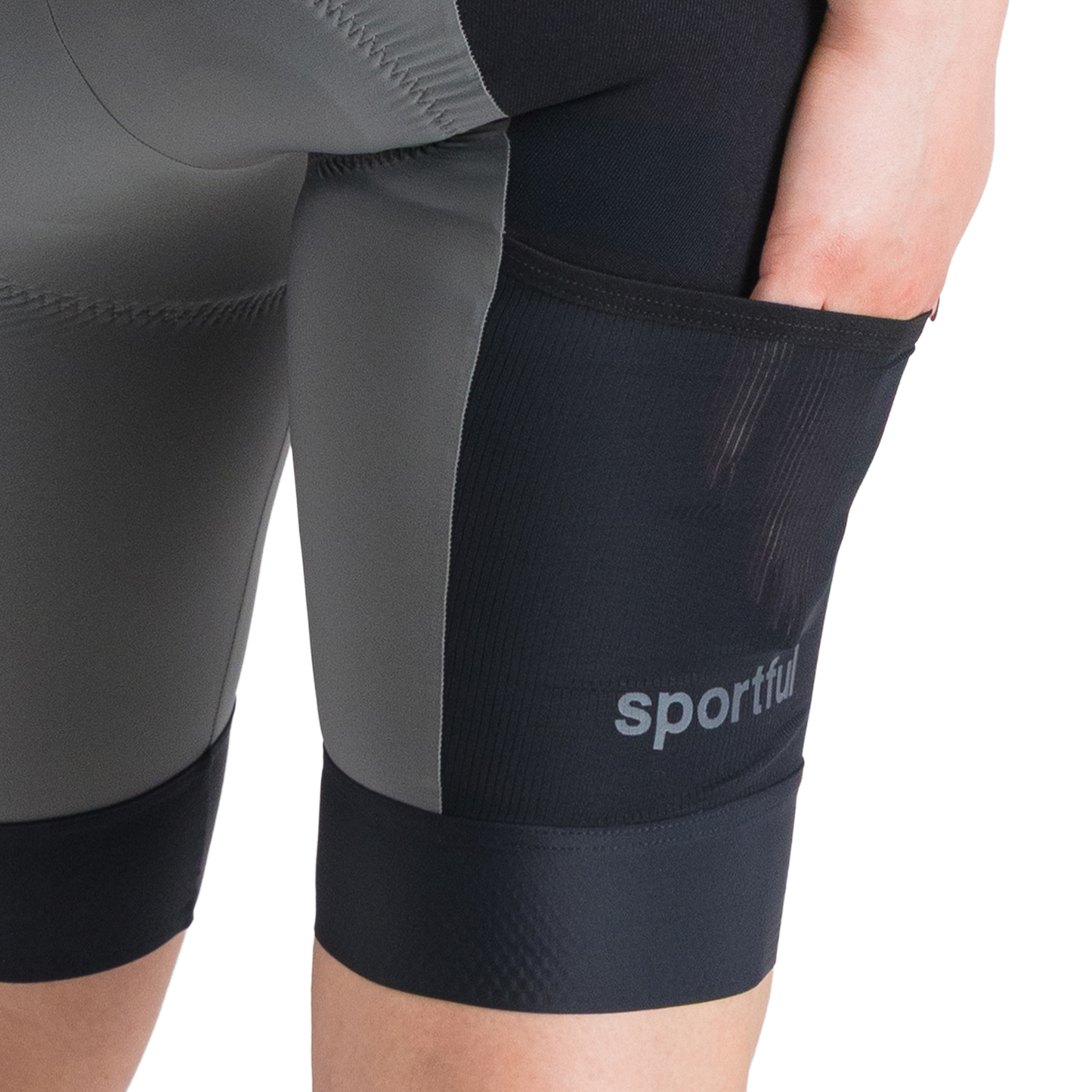 SPORTFUL SUPERGIARA 2 Bibshort til kvinder, grå/sort