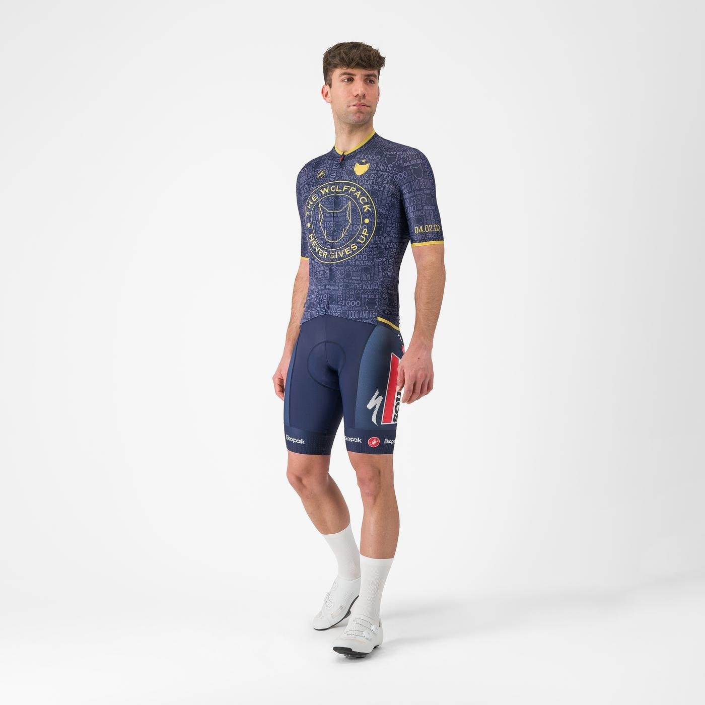 CASTELLI WOLFPACK 1000 VICTORY Kortærmet Jersey Navy