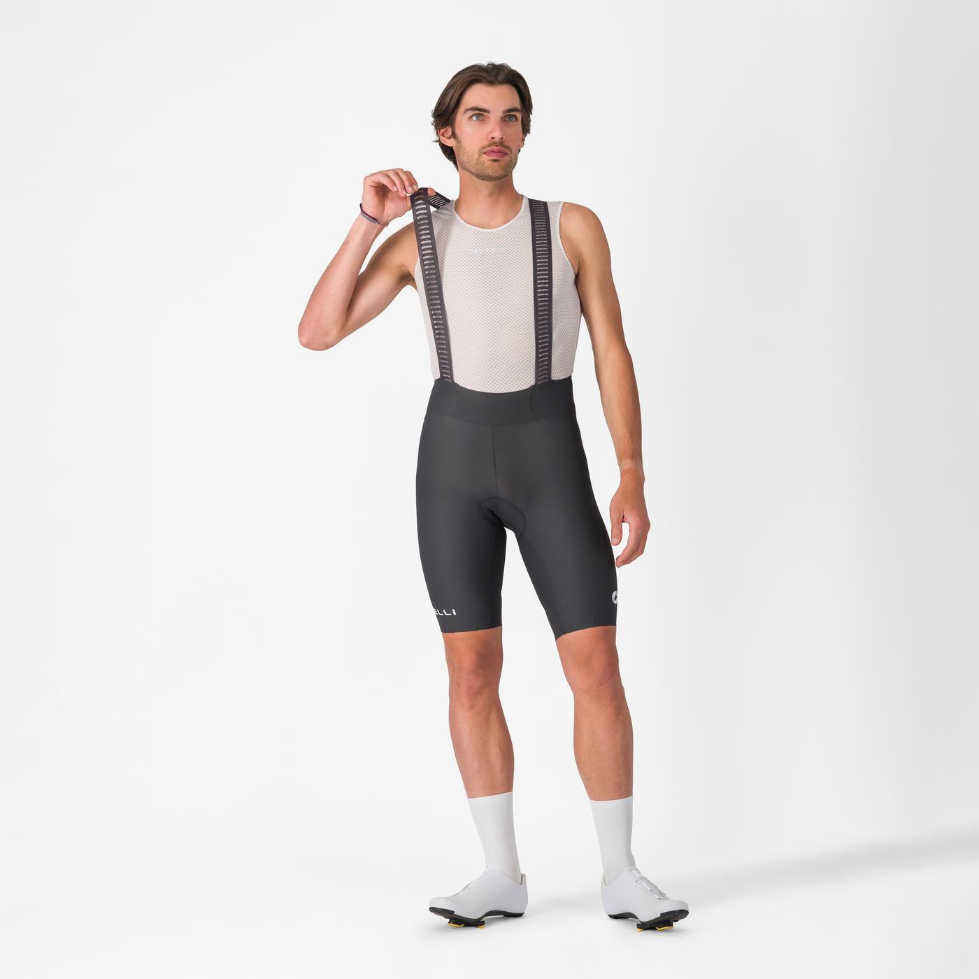 CASTELLI ESPRESSO 2 Bib Short mørkegrå