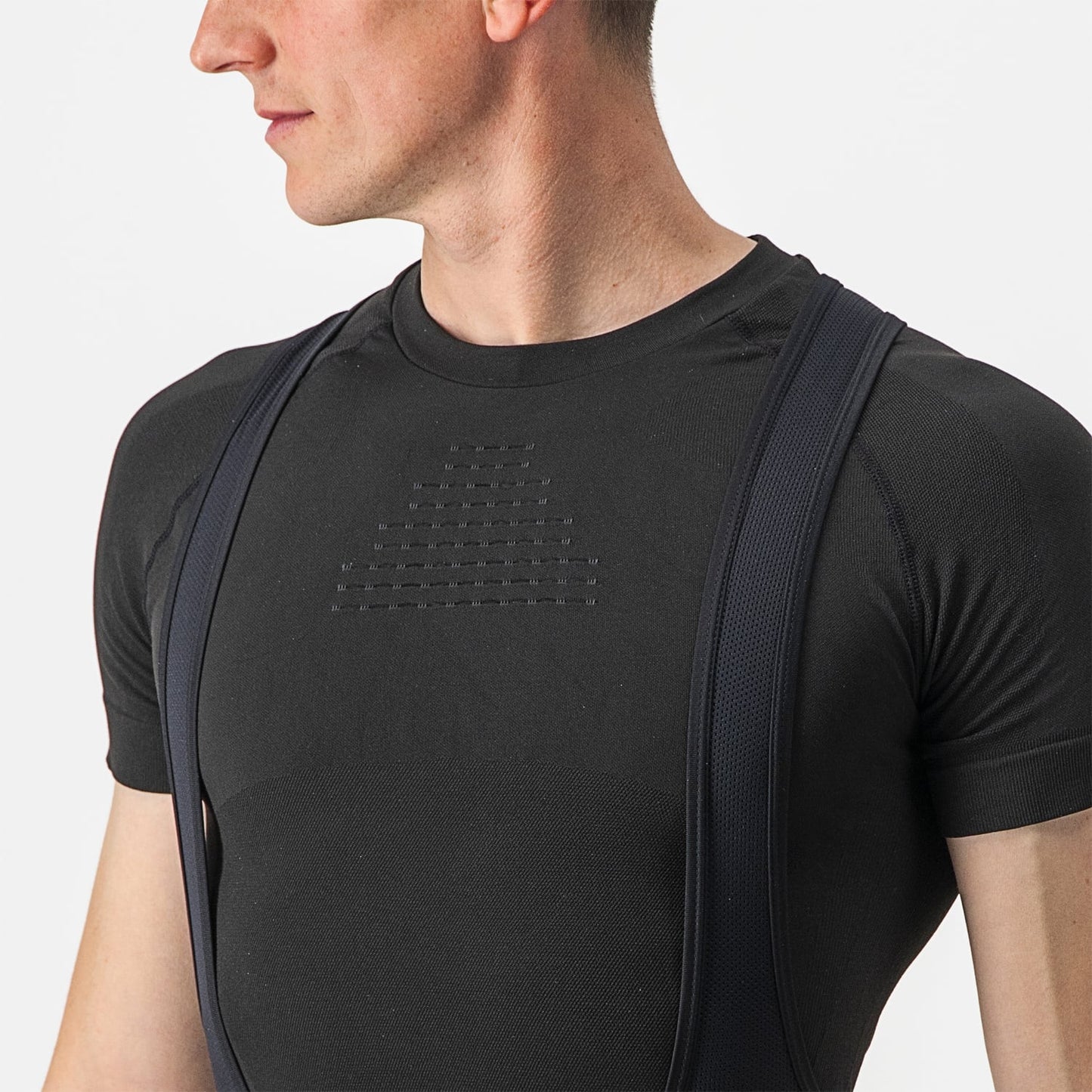 CASTELLI CORE SEAMLESS kortærmet undertøj Sort