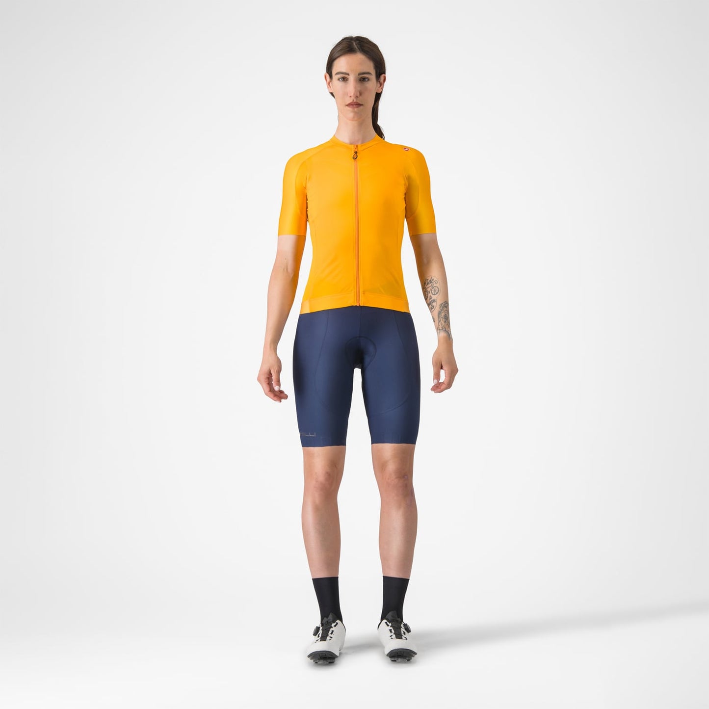 CASTELLI ESPRESSO Kortærmet Jersey til kvinder Orange