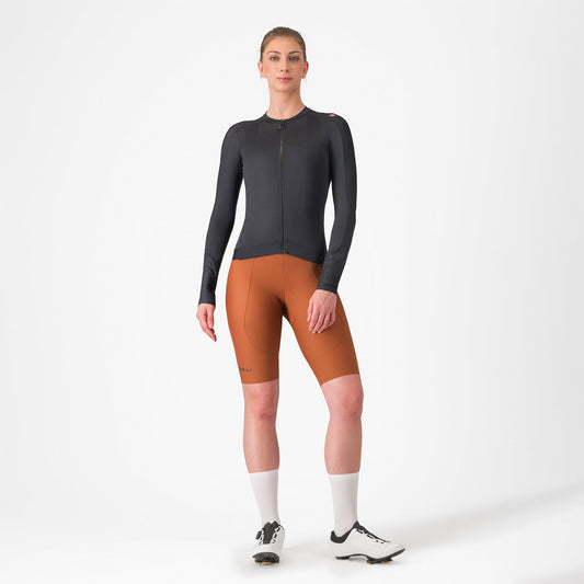 CASTELLI ESPRESSO Langærmet dametrøje Sort