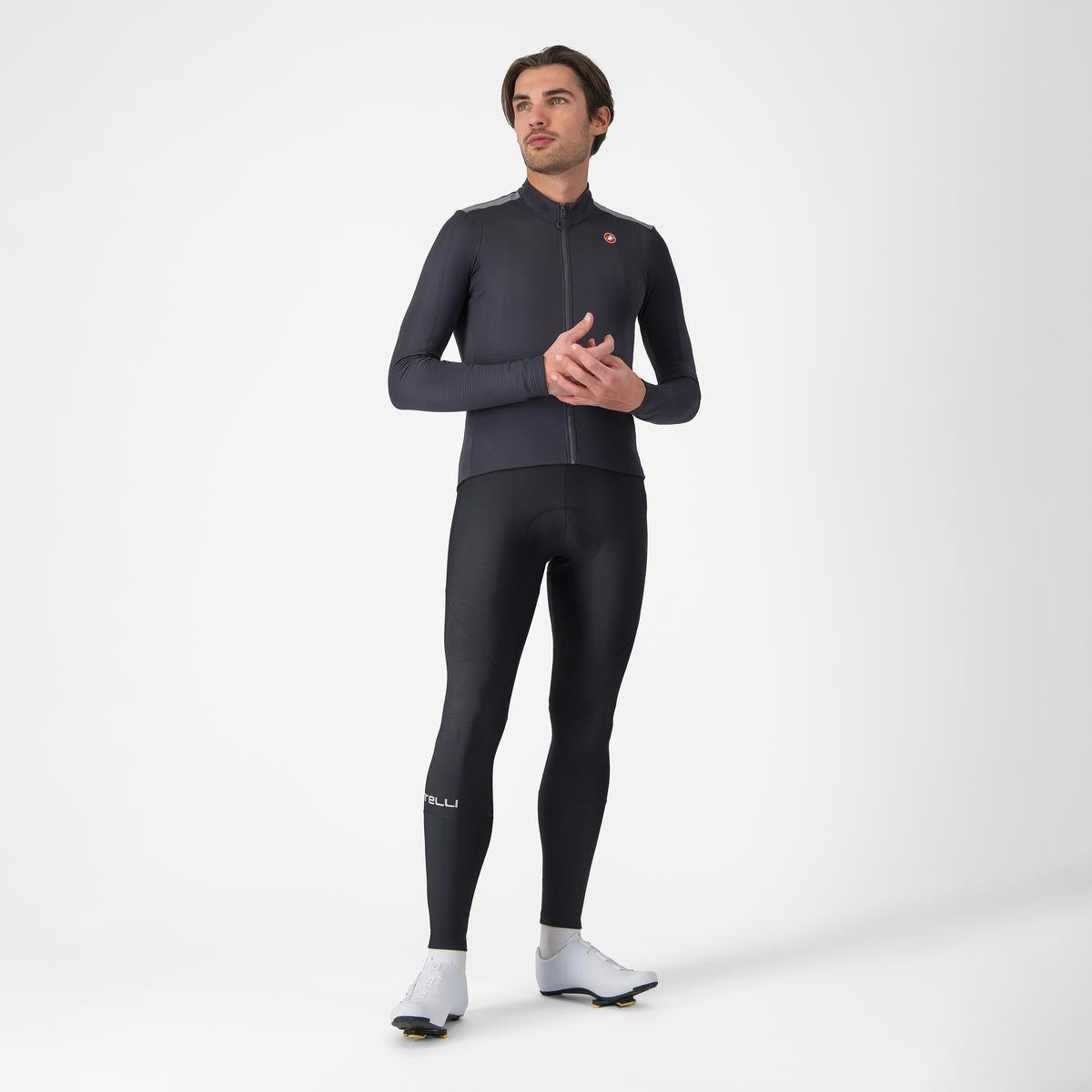 CASTELLI PURO 4 Langærmet Jersey Grå