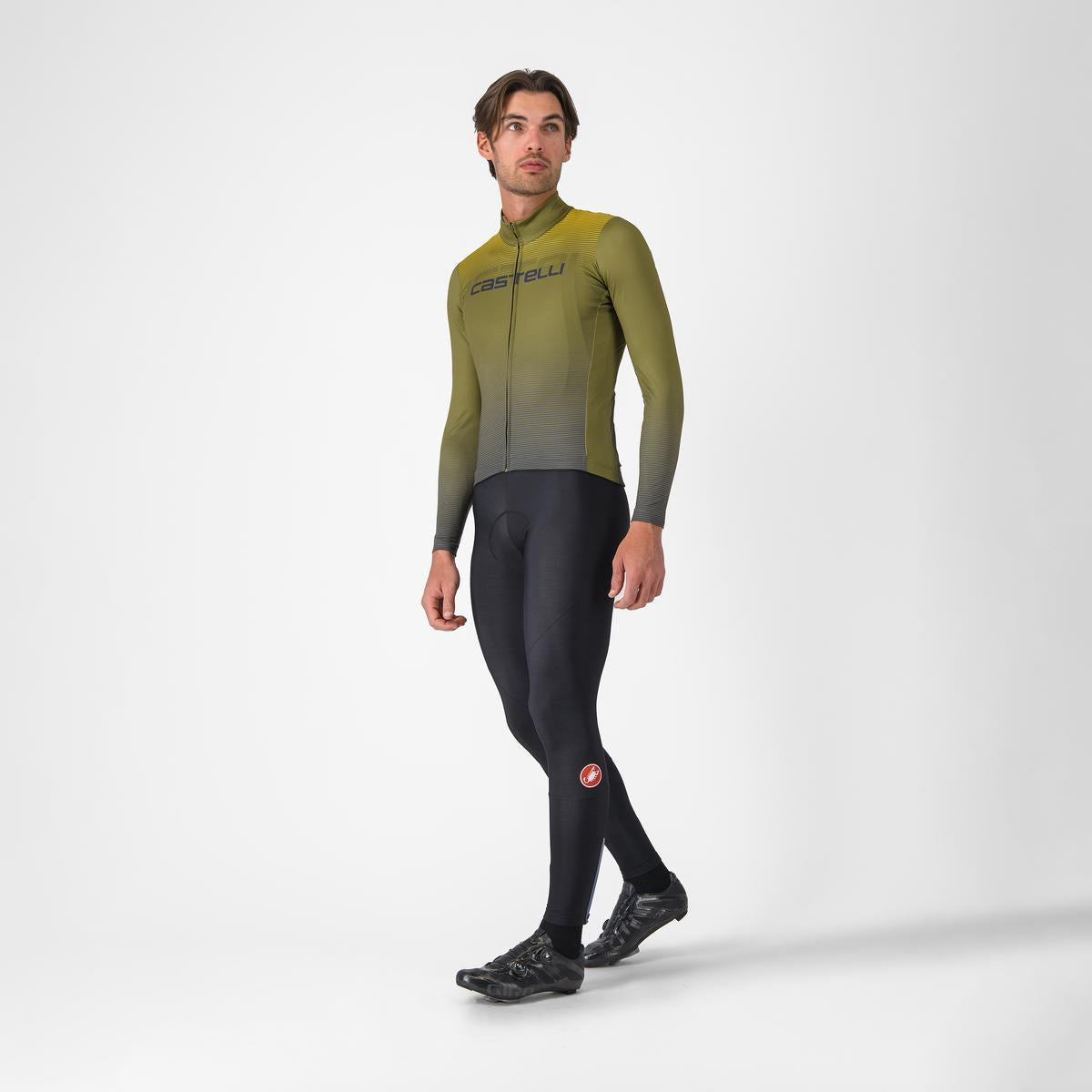 CASTELLLI APICE THERMAL Langærmet Jersey Blå/Mango Mojito