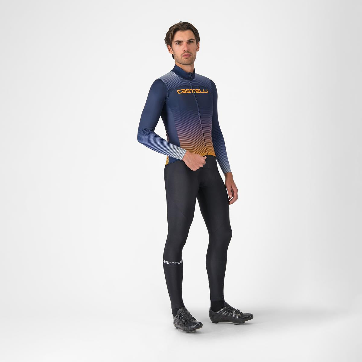 CASTELLLI APICE THERMAL Langærmet Jersey Blå/Orange