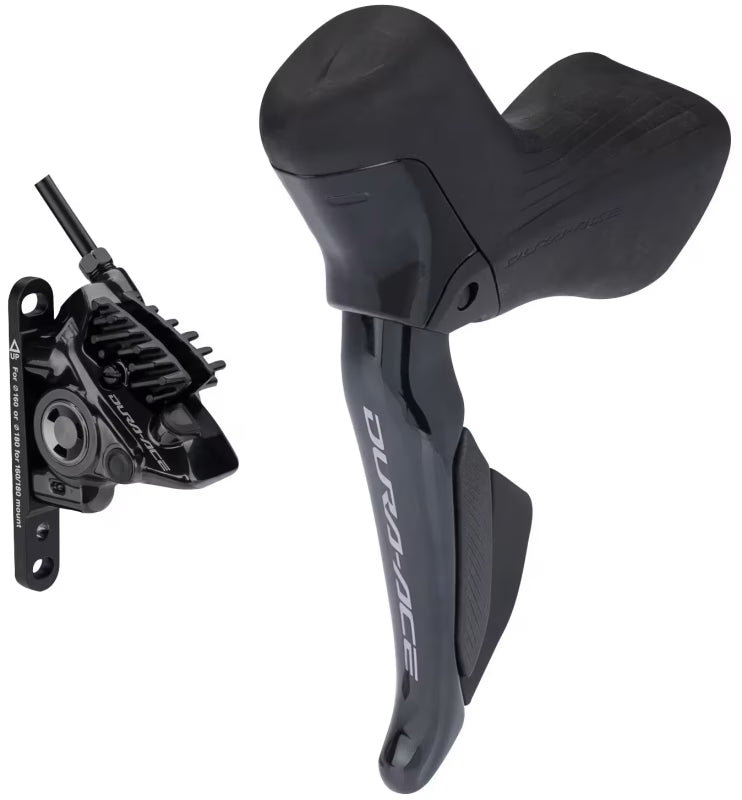 Venstre Skifte-/Bremsegreb og Forreste Bremsekaliber SHIMANO DURA-ACE DI2 R9270 Double Flat Mount 2x12 Gear