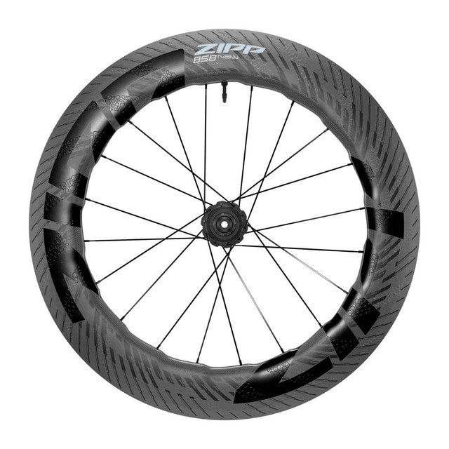 ZIPP 858 NSW DISC Tubeless Ready baghjul (Center Lock)