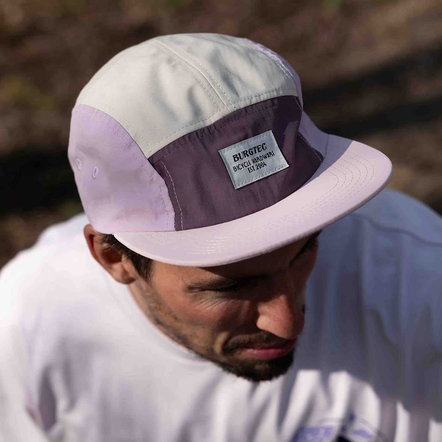 BURGTEC COURIER FIVE PANEL Cap Pink Lemonade