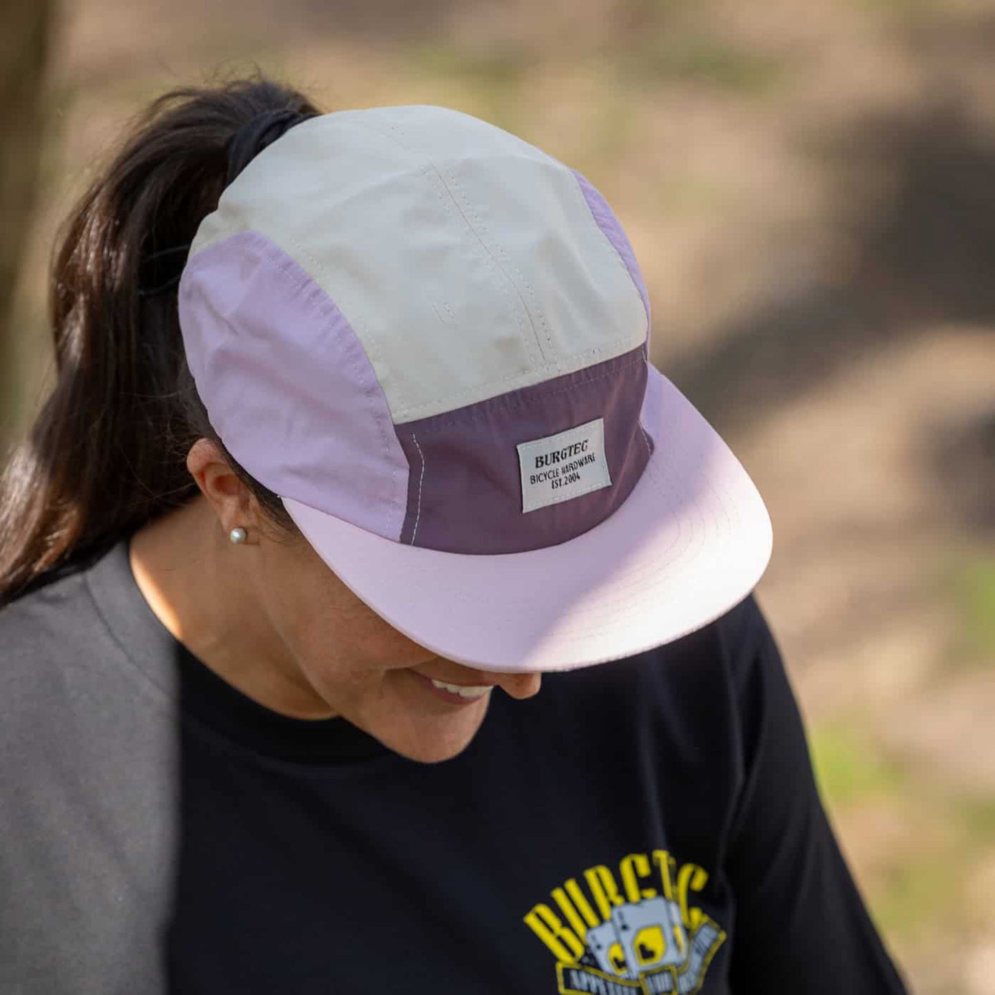 BURGTEC COURIER FIVE PANEL Cap Pink Lemonade