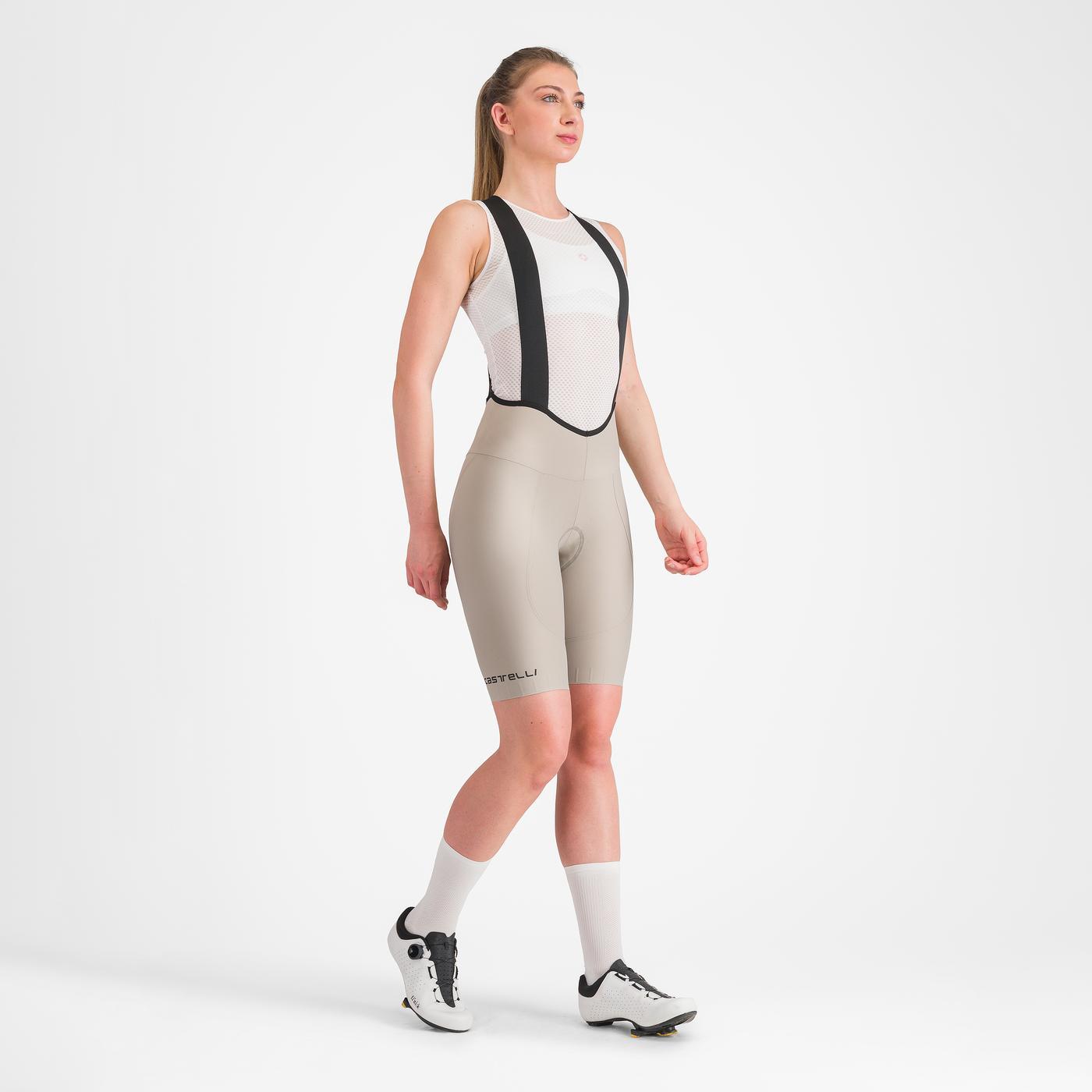 CASTELLI ESPRESSO W DT Beige Bib Tight til kvinder