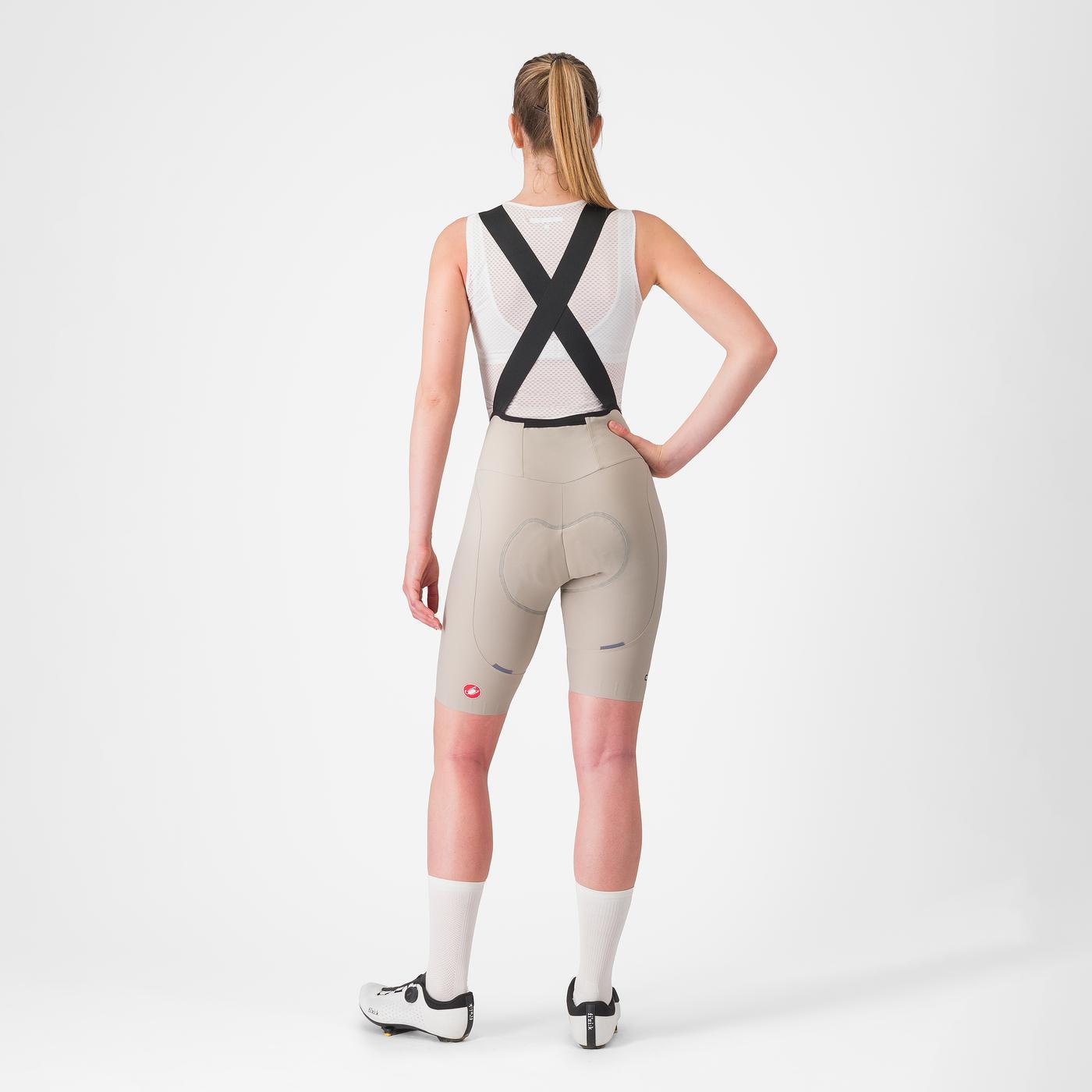 CASTELLI ESPRESSO W DT Beige Bib Tight til kvinder