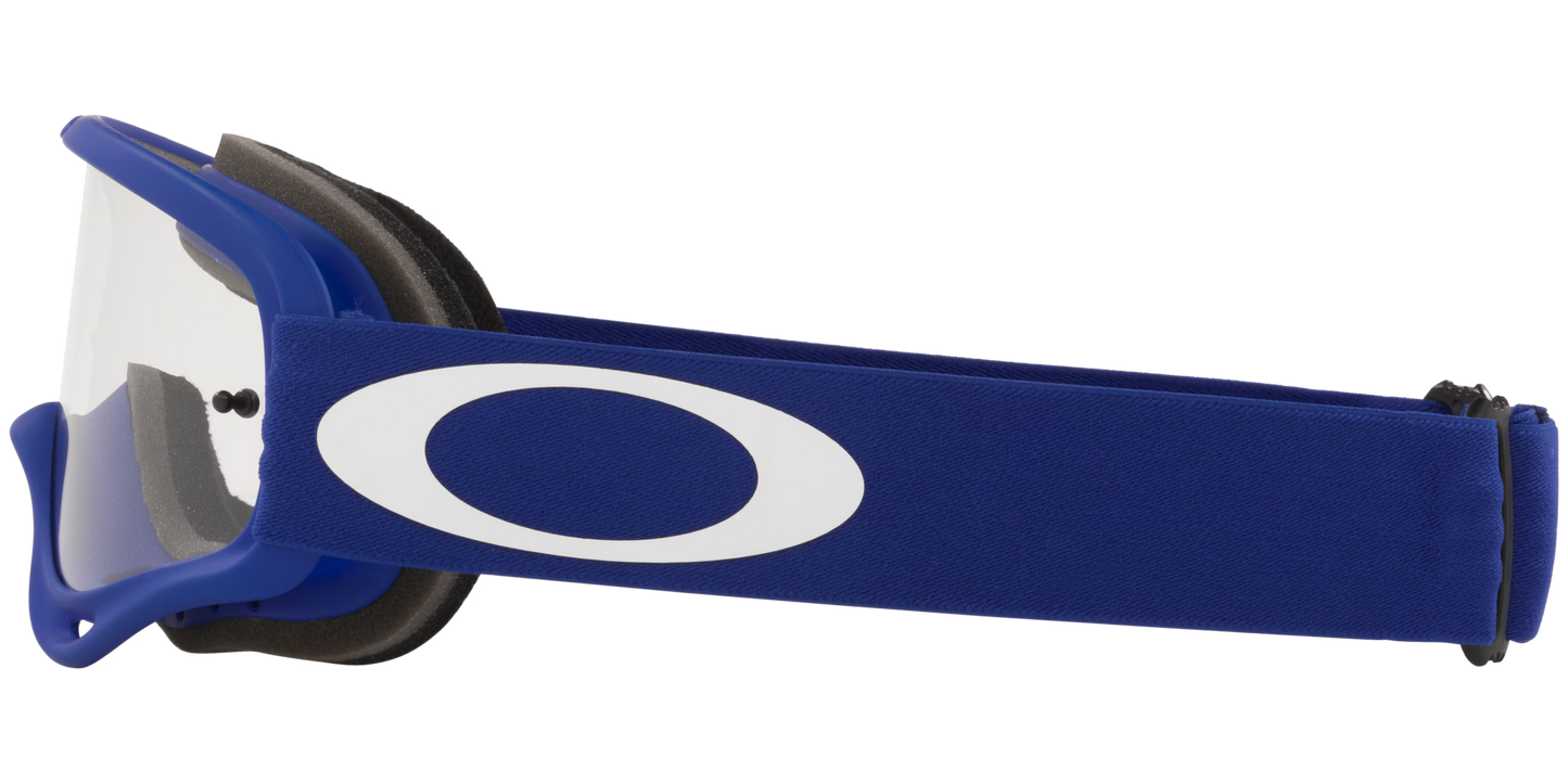 OAKLEY O FRAME MX Moto Blue Goggle Clear Shield