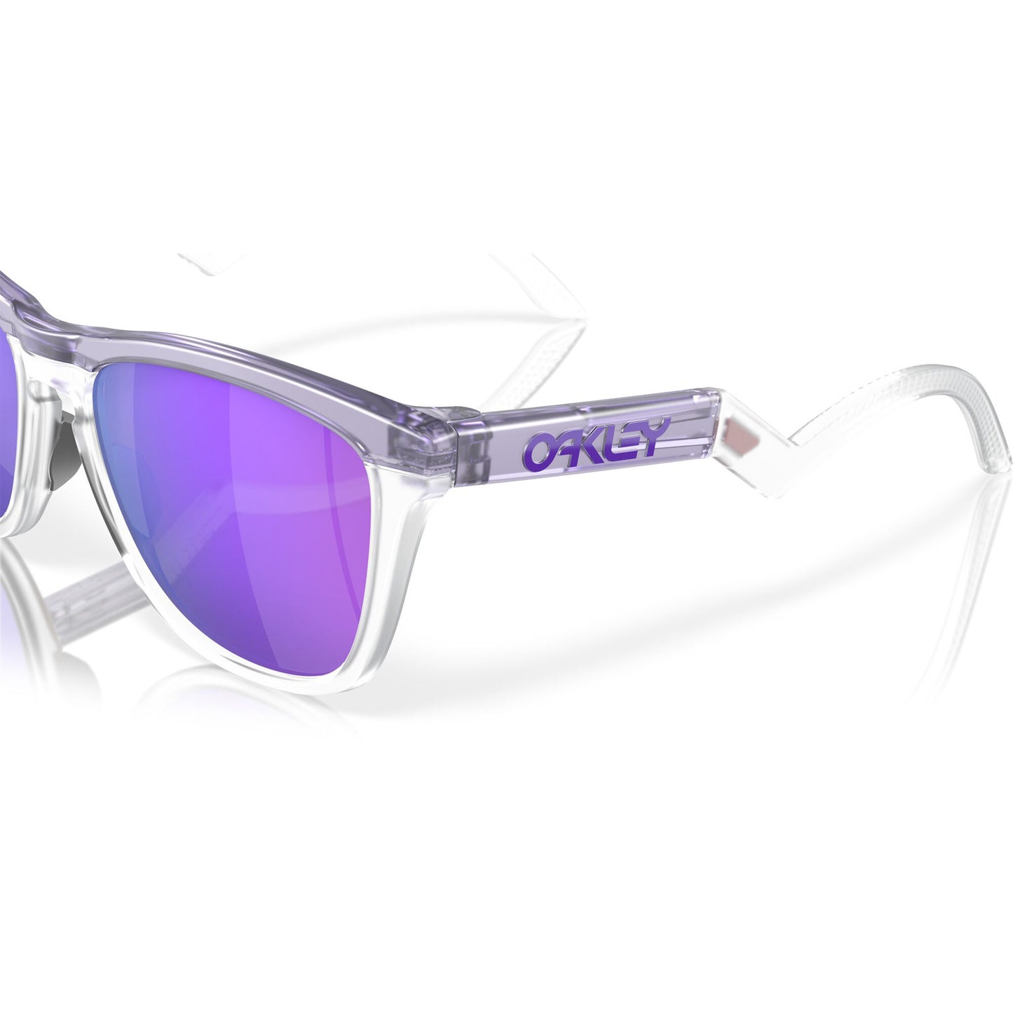 Glasses OAKLEY FROGSKINS HYBRID Matte Trans lilac/clear Prizm Violet