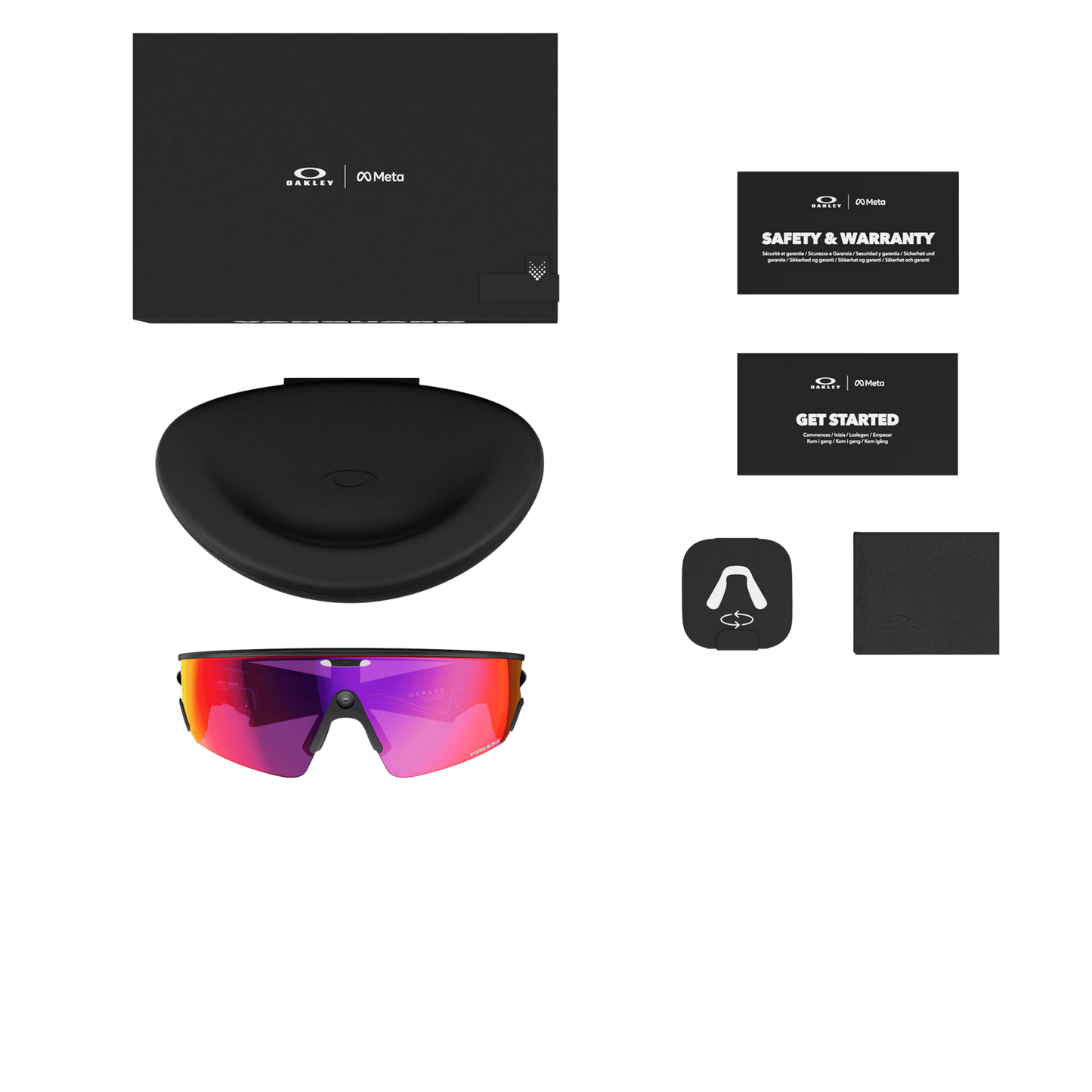 OAKLEY VANGUARD META Briller Sort Prizm Road-glas
