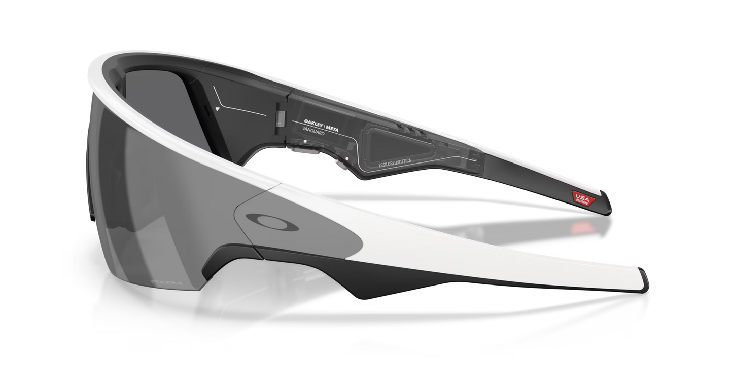 OAKLEY VANGUARD META Sort/Hvid Briller Prizm Sort-glas