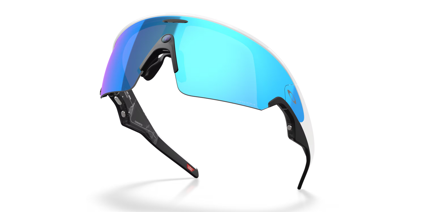OAKLEY VANGUARD META Briller Sort/hvid Prizm Sapphire-glas