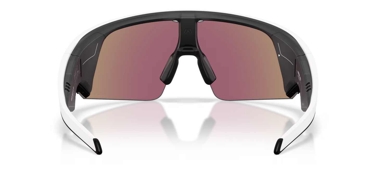 OAKLEY VANGUARD META Briller Sort/hvid Prizm Sapphire-glas