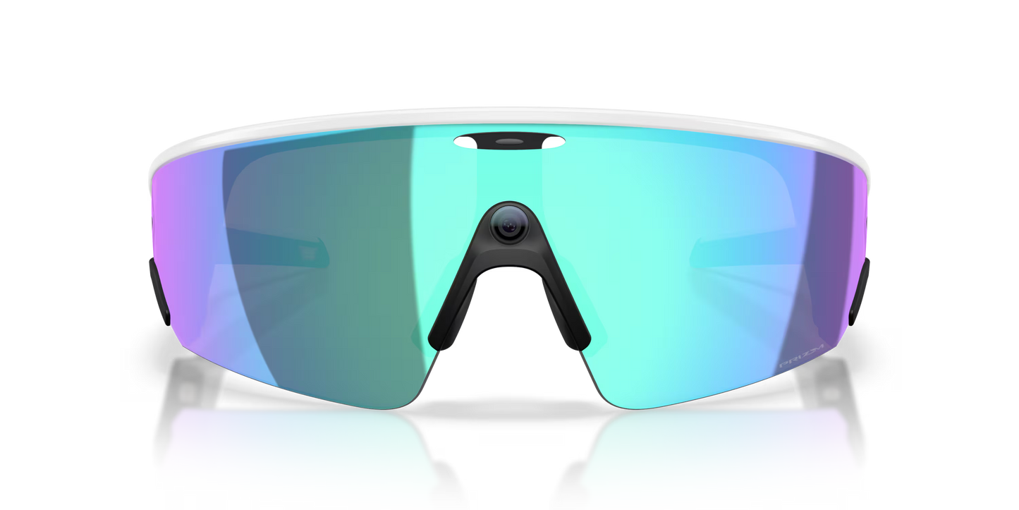 OAKLEY VANGUARD META Briller Sort/hvid Prizm Sapphire-glas
