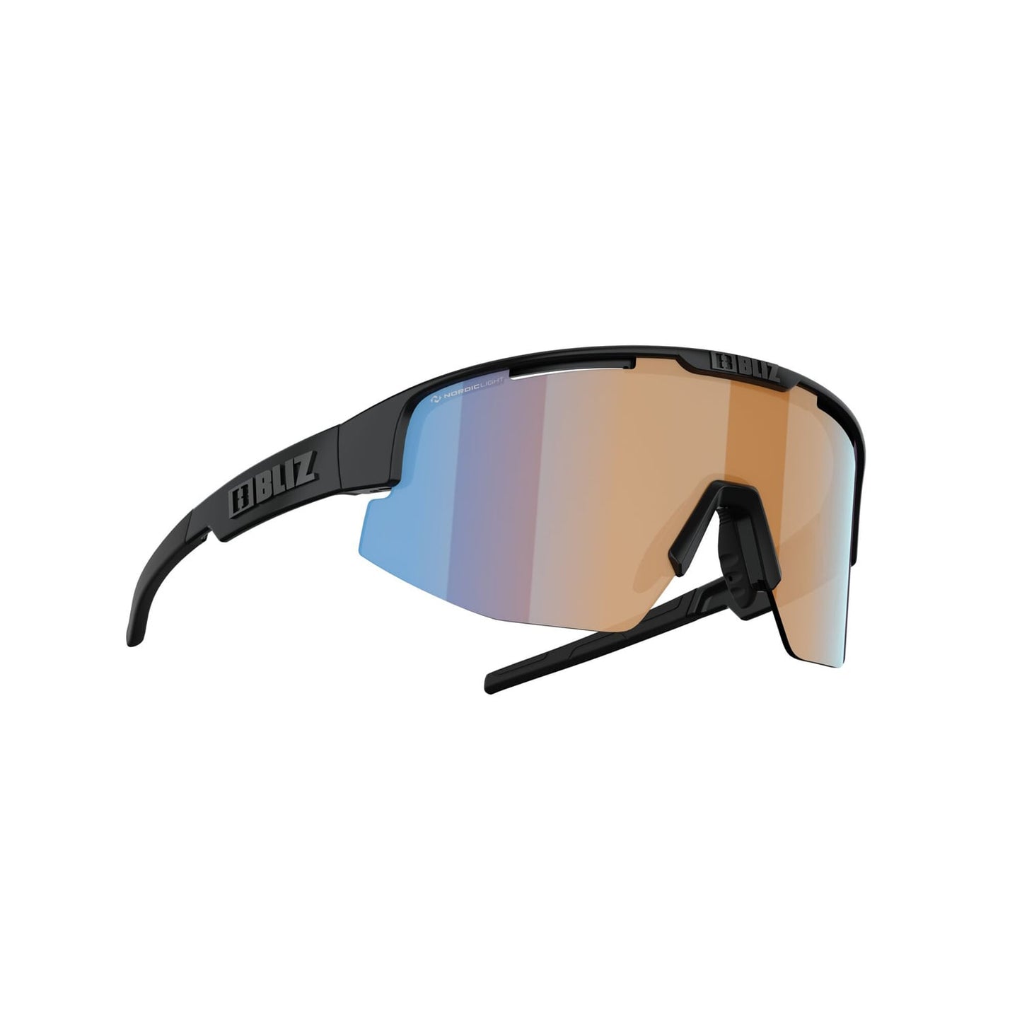 BLIZ MATRIX SMALL Goggles Black Matt Orange Screen
