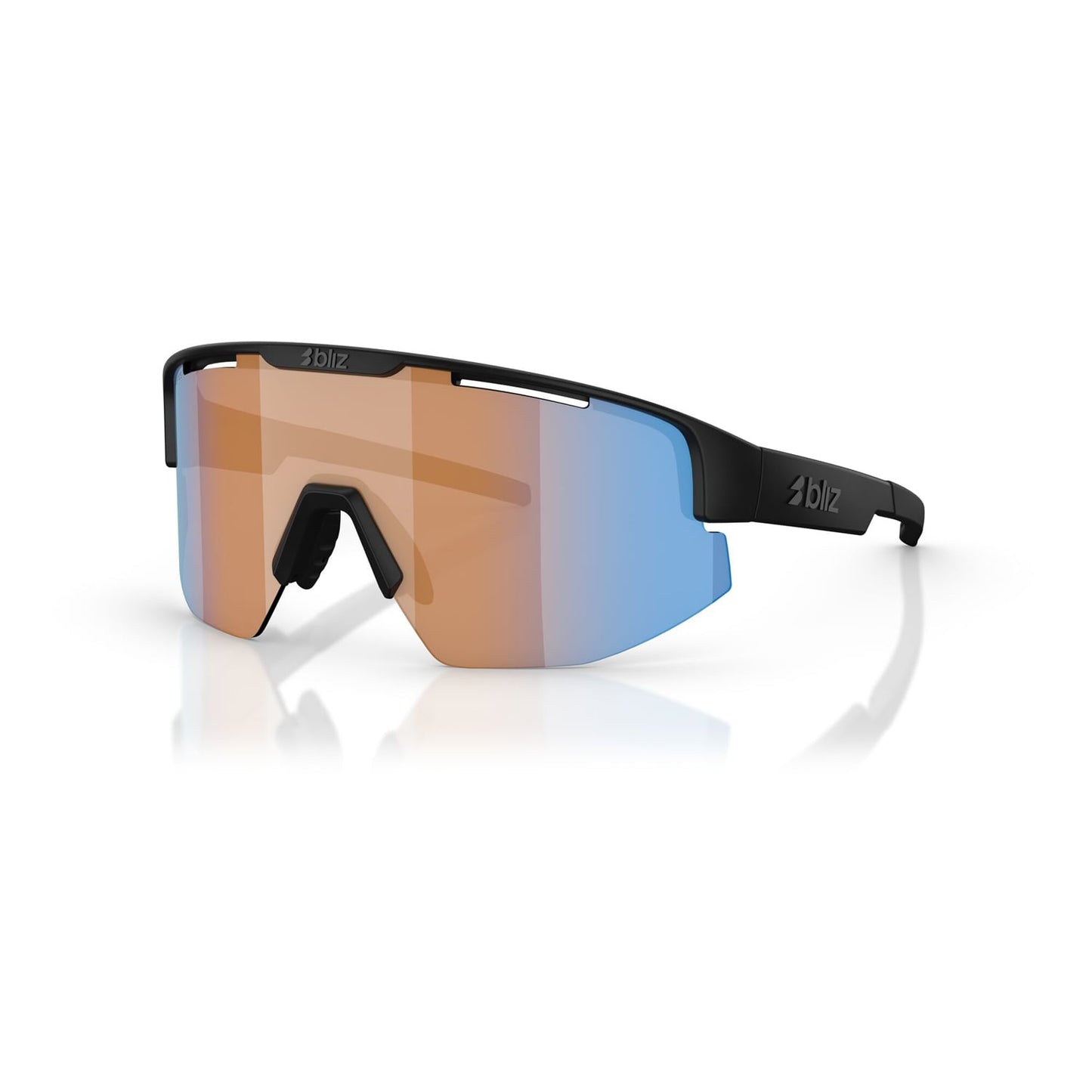 BLIZ MATRIX SMALL Goggles Black Matt Orange Screen