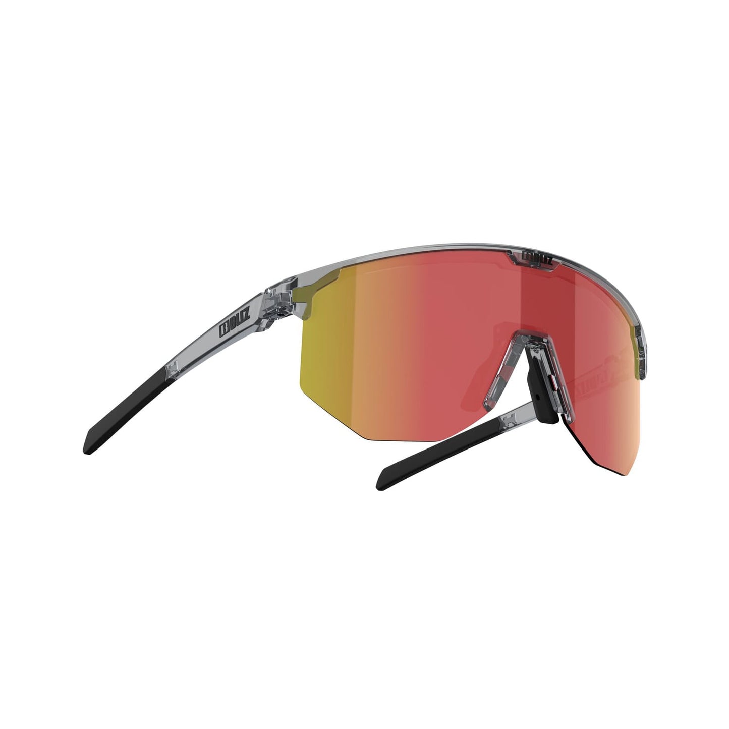 BLIZ HERO Glasses Grey Transparent t Screen Brown Red Multi