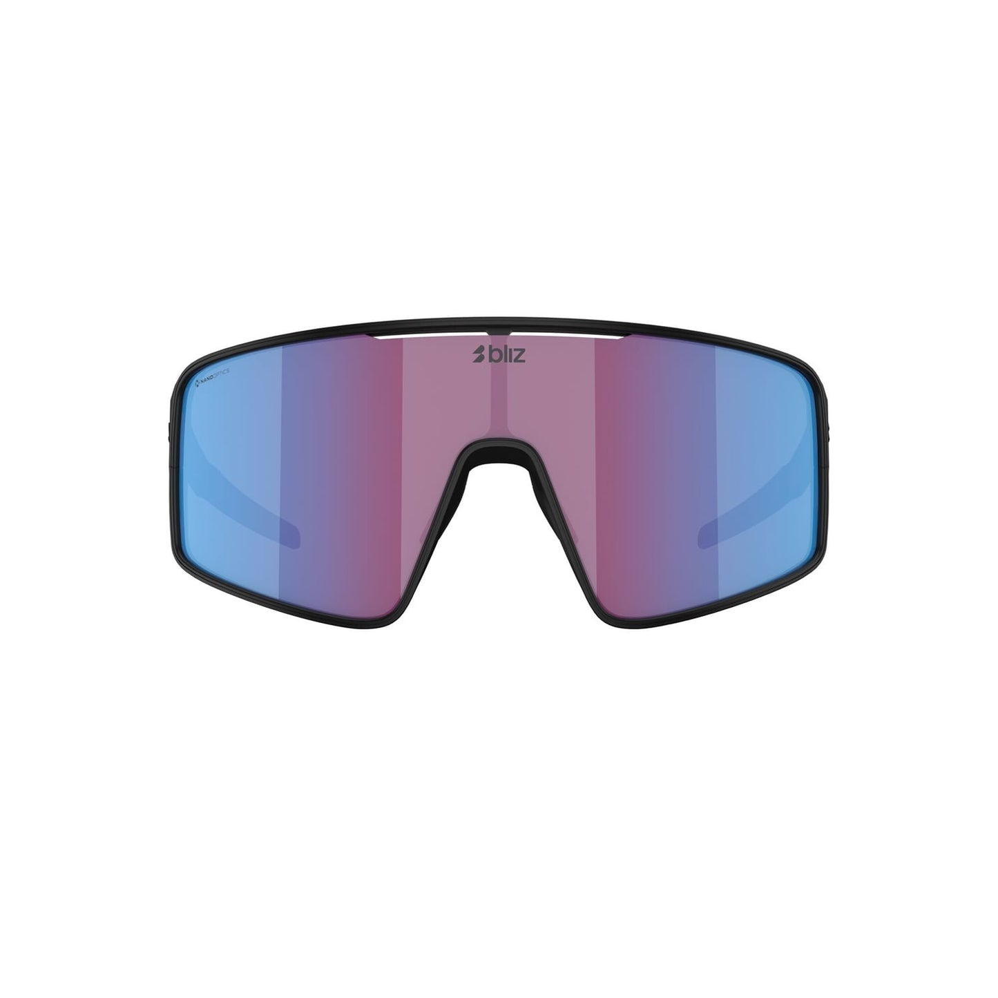 BLIZ P001 Black Matt Pink Violet Blue Mirror Briller