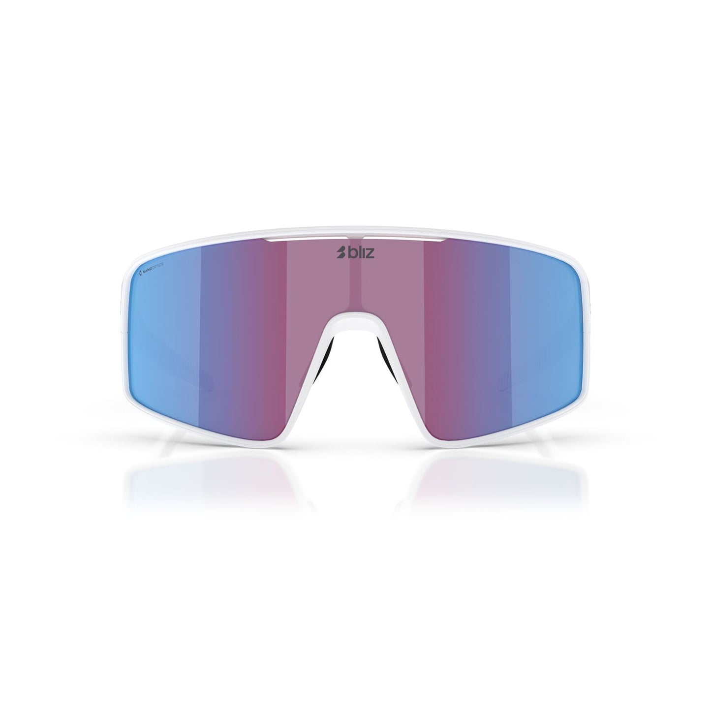 Briller BLIZ P001 Hvid skærm Pink Violet Blue Mirror