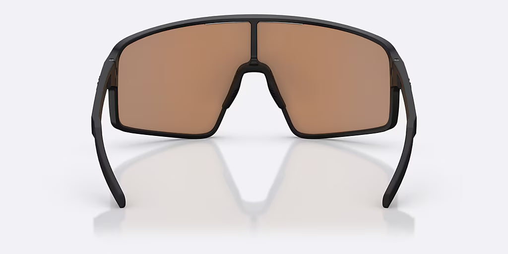 BLIZ P001 Glasses Black Matt Coral/Orange Iridium Blue Screen