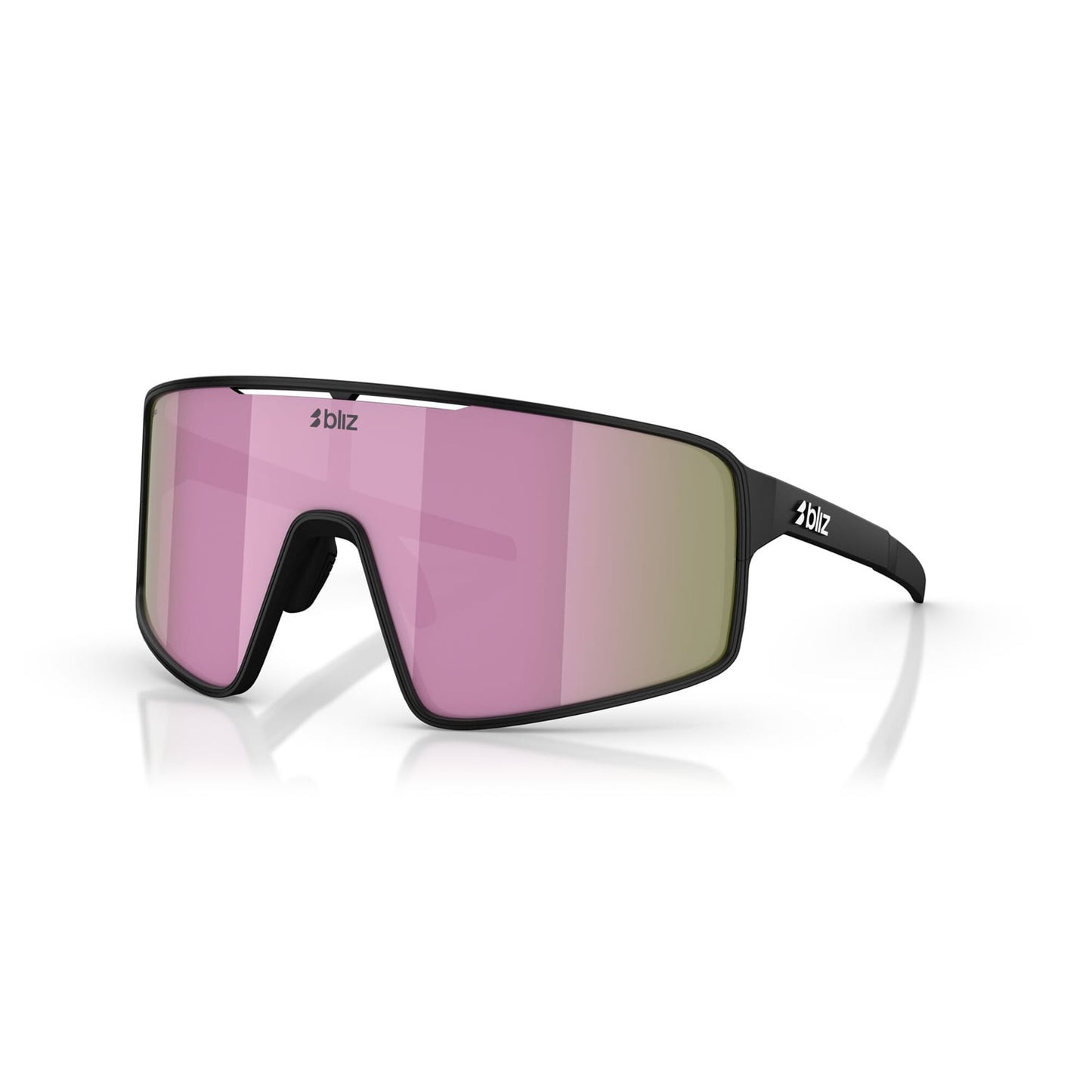 BLIZ P001 S Black Matt Frame Brown Pink Multicolored Goggles