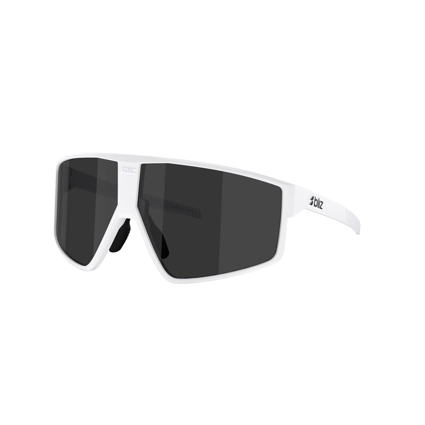 Glasses BLIZZ P002S White Matt Smoked Grey Screen