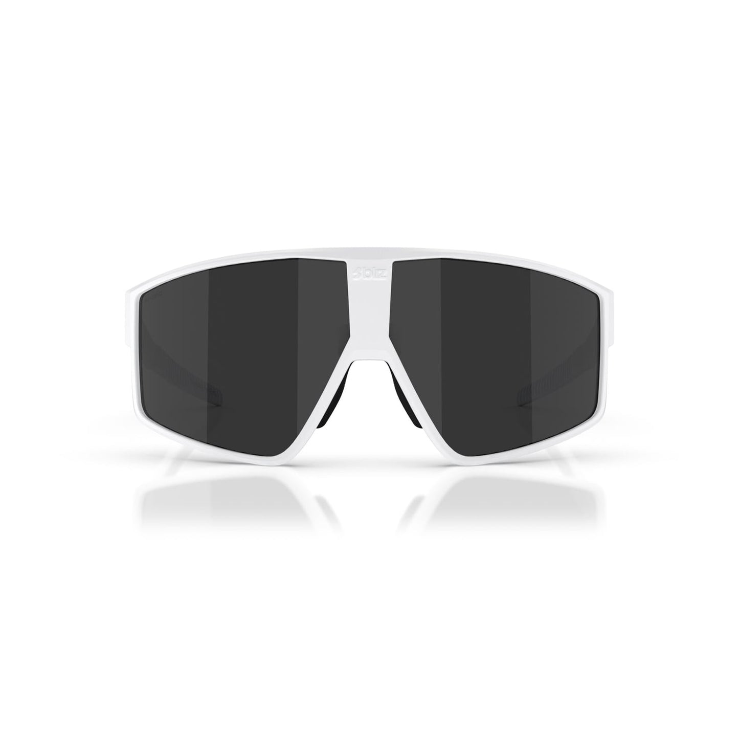 Glasses BLIZZ P002S White Matt Smoked Grey Screen