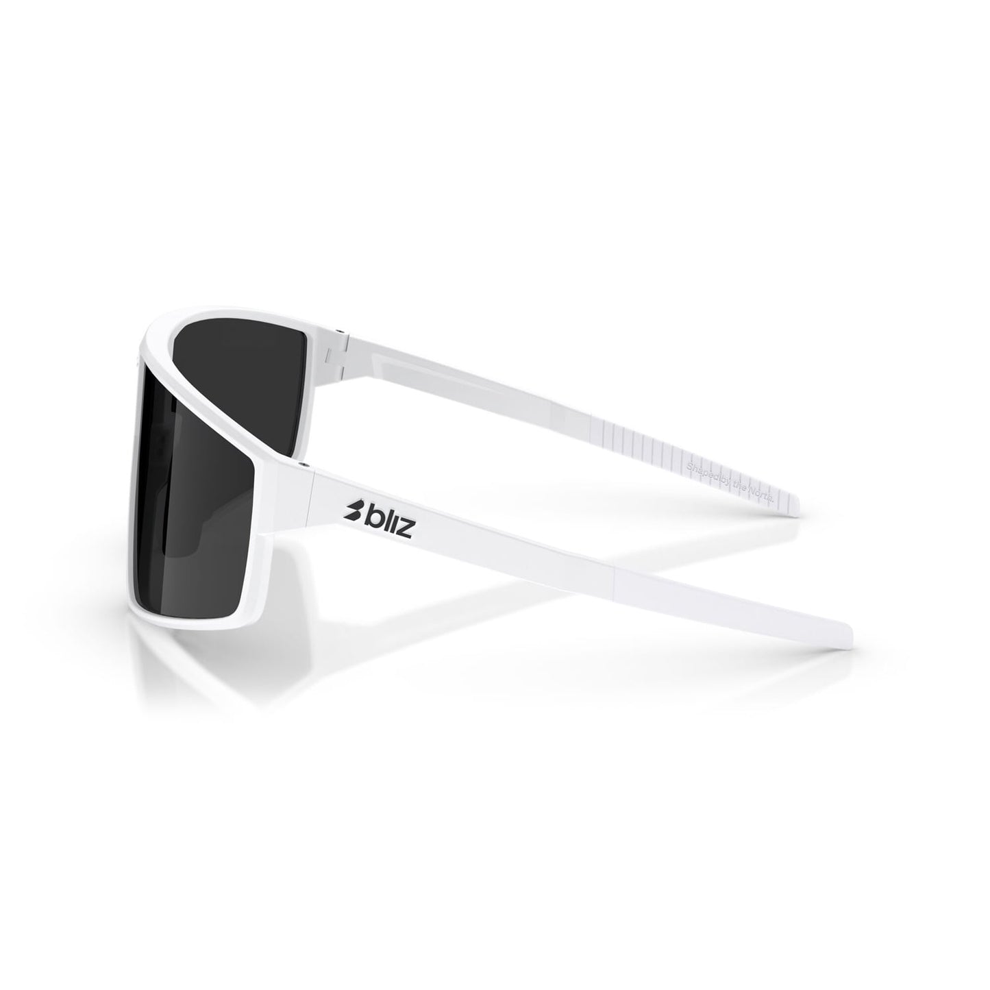 Glasses BLIZZ P002S White Matt Smoked Grey Screen