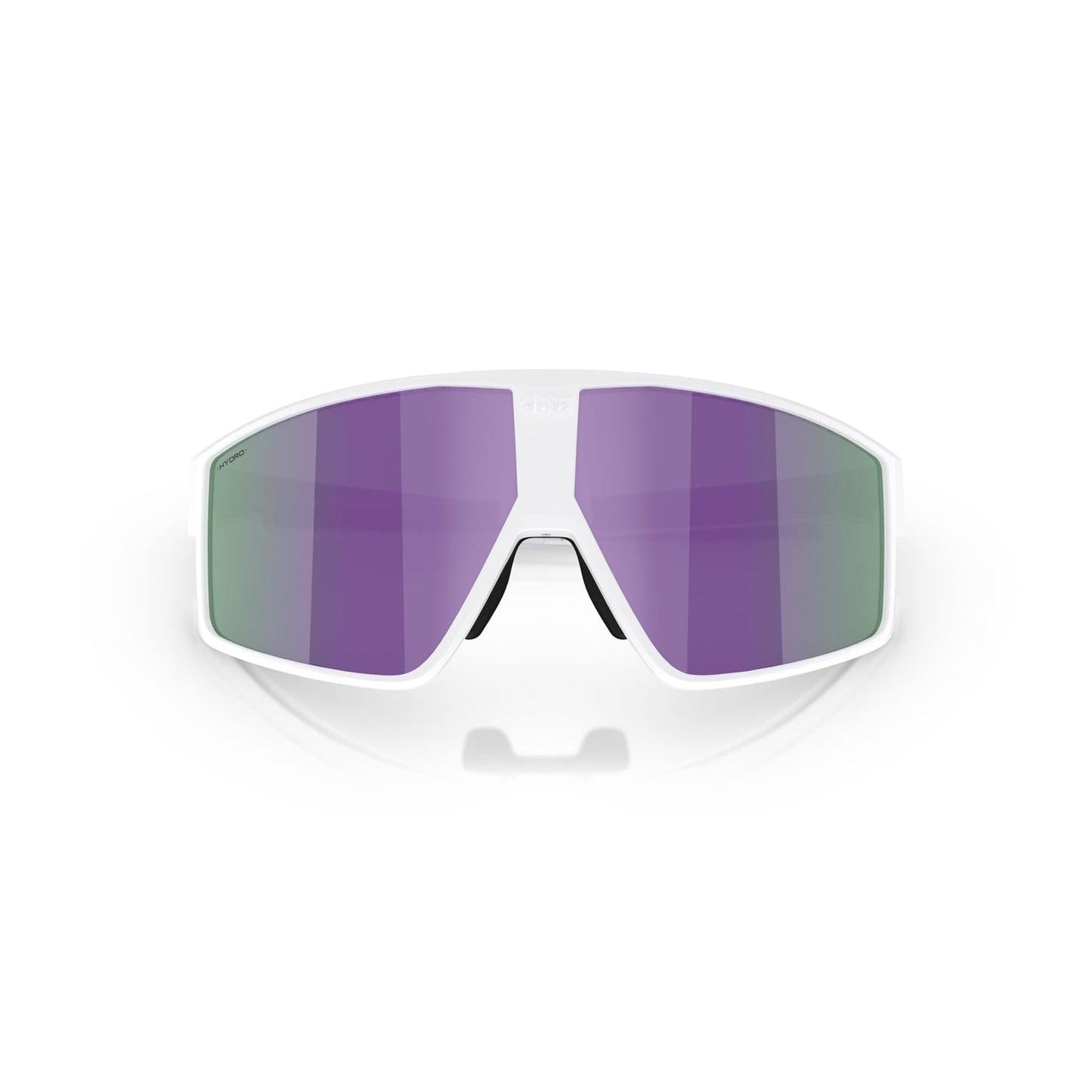 BLIZZ P002S Matt White Frame Brown Violet Multicolour Glasses