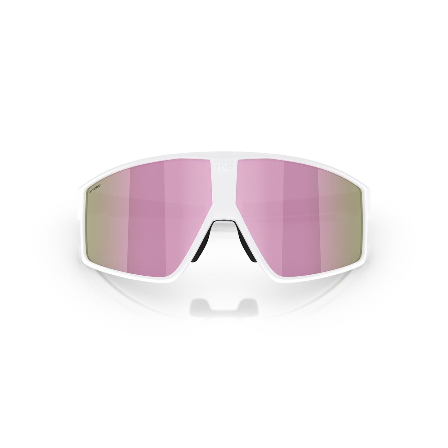 BLIZZ P002S Matt White Frame Brown Pink Briller
