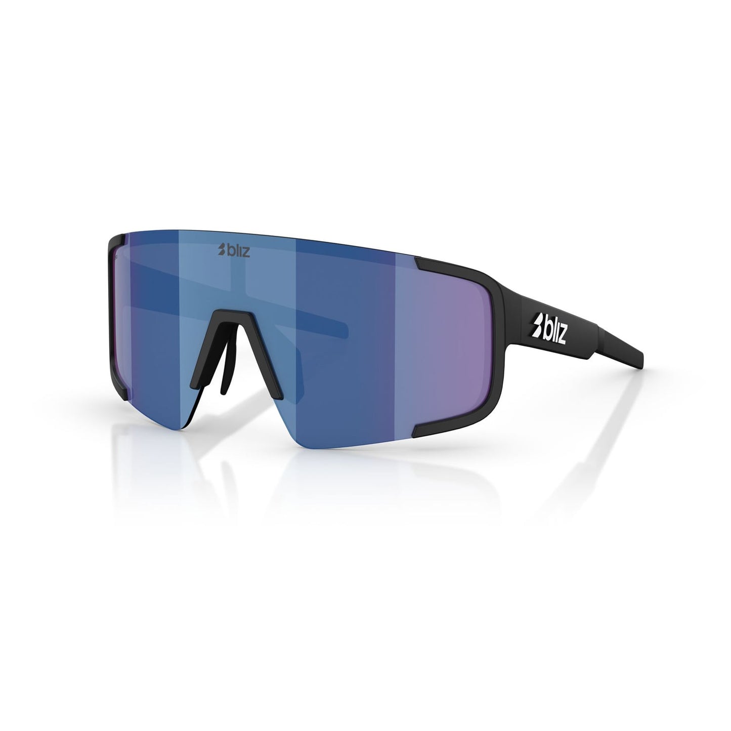 BLIZ P003 Black Matt Blue Mirror Goggles