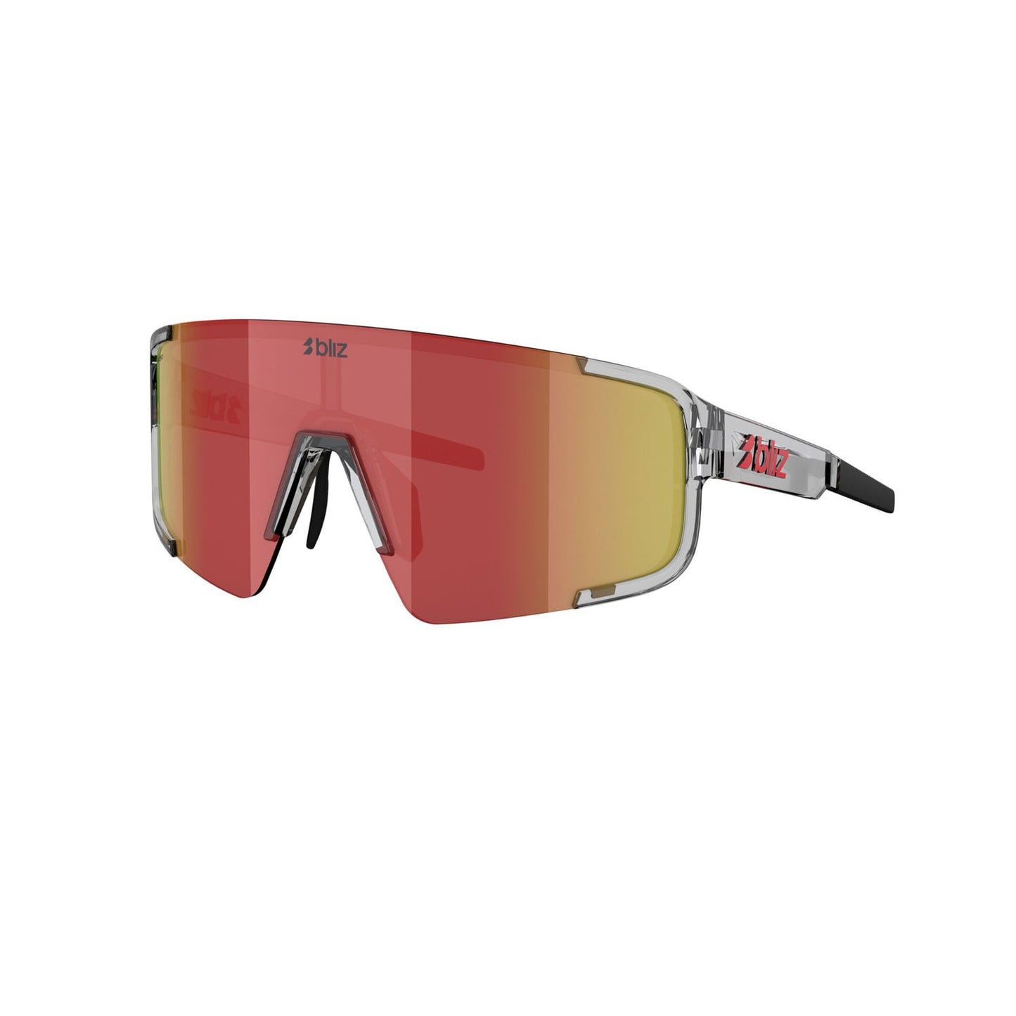 Briller BLIZ P003 Transparent Grey Screen Red Multi