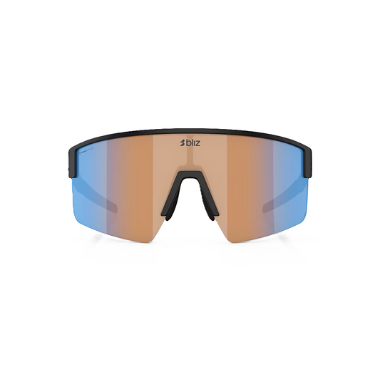 BLIZ P004 SMALL Briller Sort Matt Nano Optics Glas Nordic Ligh Coral - Orange w Blue Multi