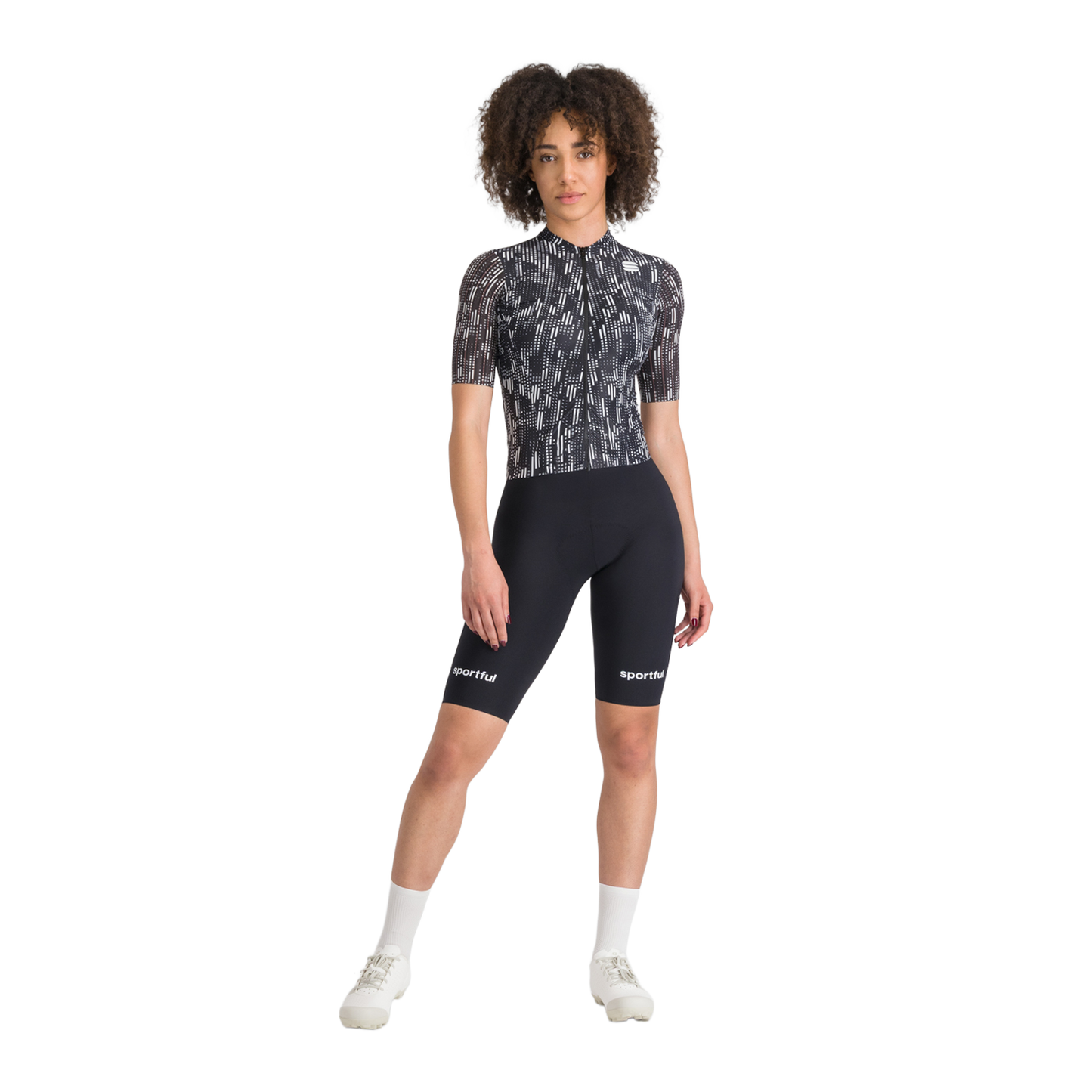 SPORTFUL G-SUIT kortærmet til kvinder, sort/hvid