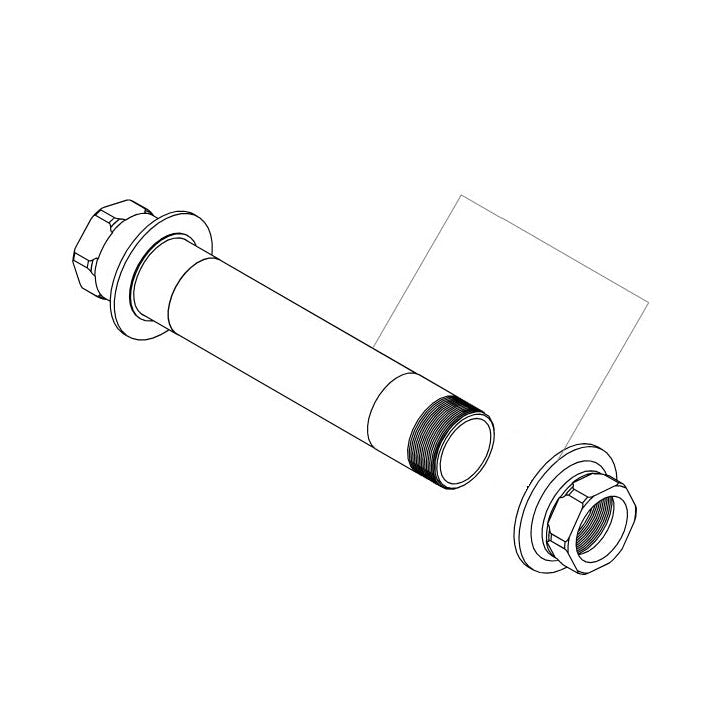 Indvendig forhjulsaksel 12x100mm ENVE INNERDRIVE