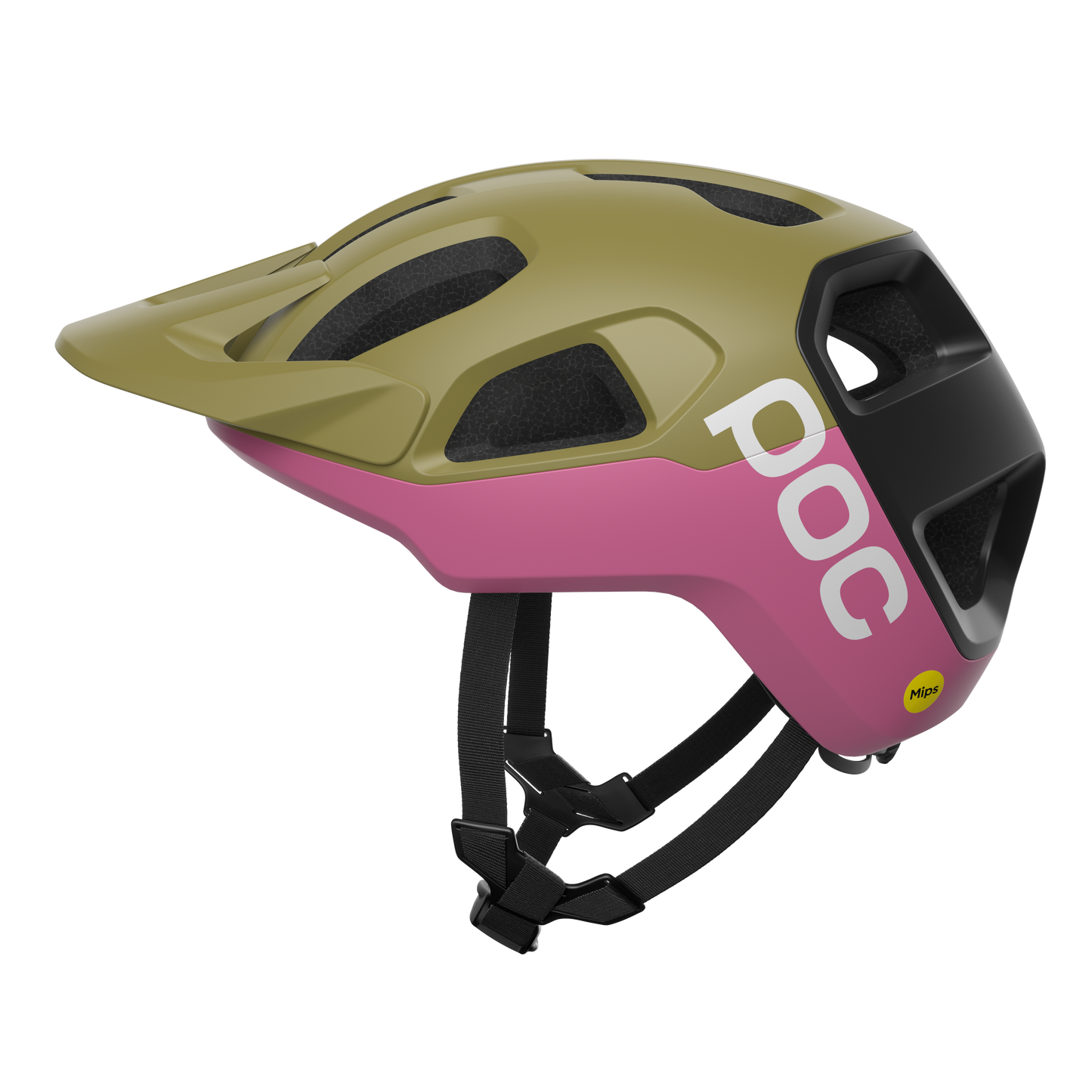 POC CULARIS MTB-hjelm grøn/lyserød mat