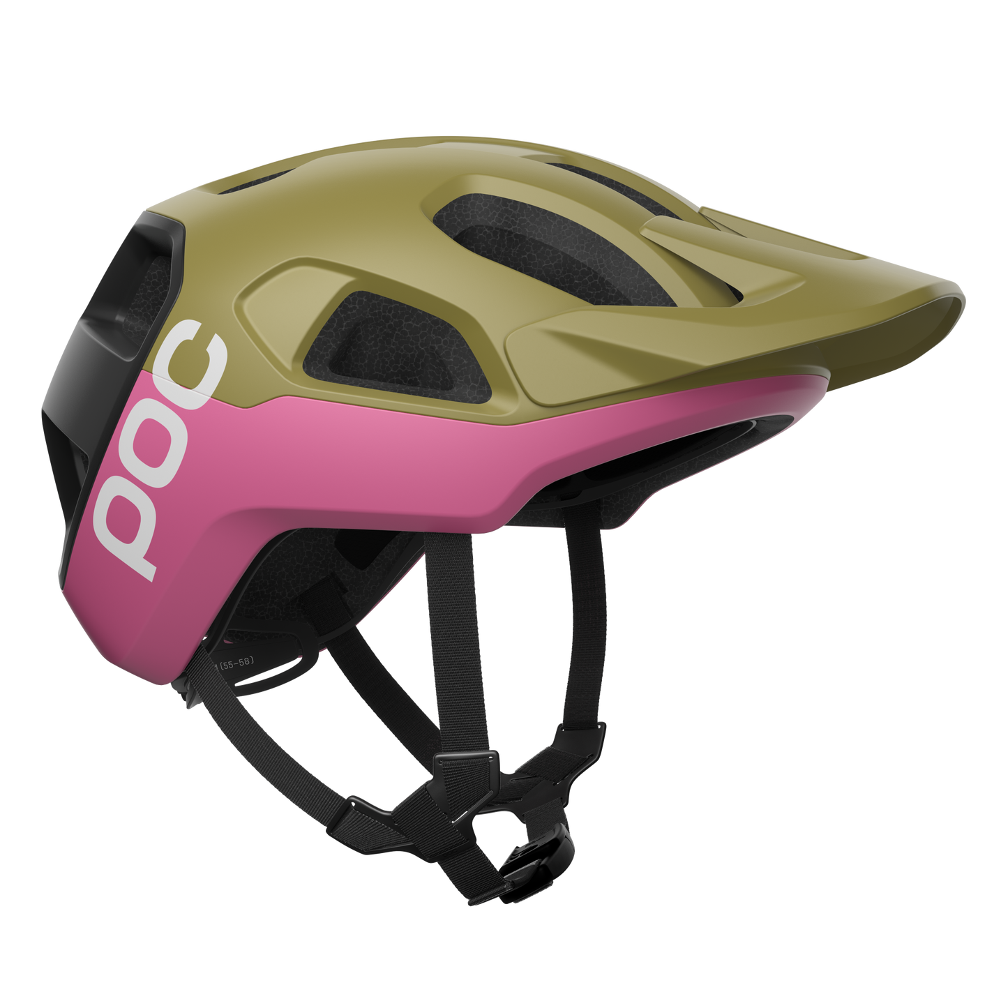 POC CULARIS MTB-hjelm grøn/lyserød mat