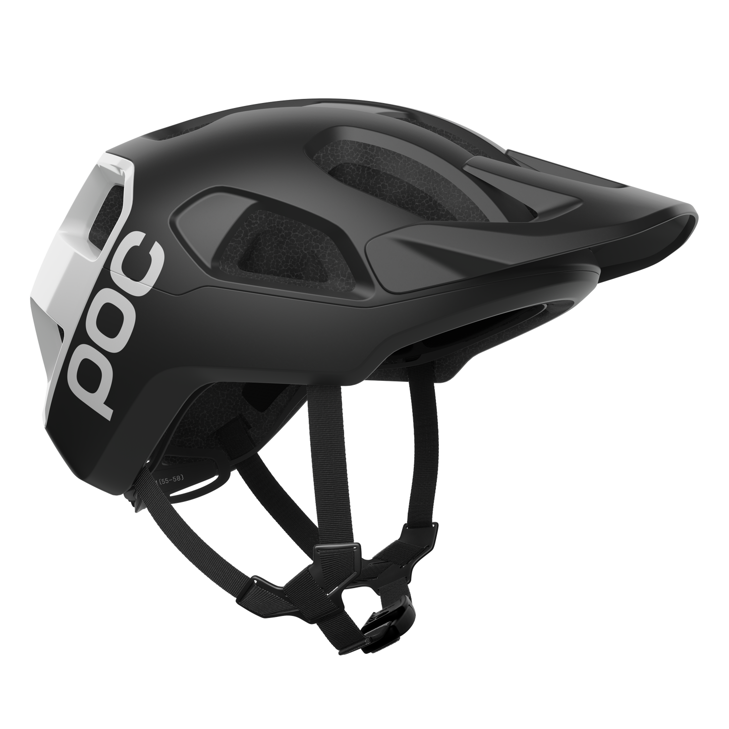 POC CULARIS MTB-hjelm Sort/hvid mat logo