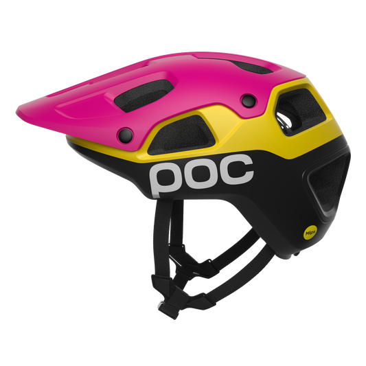 POC CULARIS PURE MTB Helmet Red/Yellow